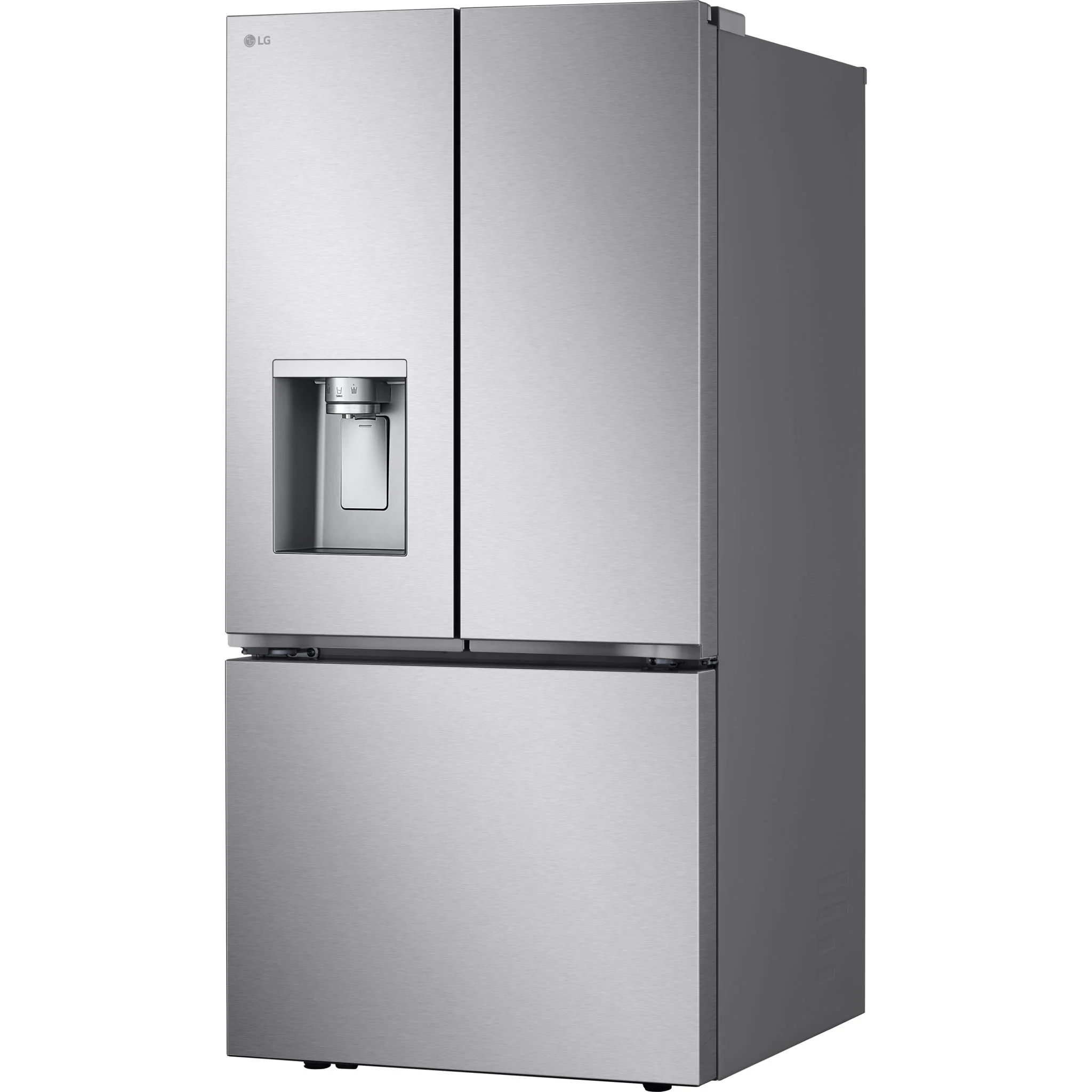LG 25 cu. ft. French 3-Door Standard-Depth Refrigerator with Dual Ice Makers - Stainless (LF25S6330S) - Image 3