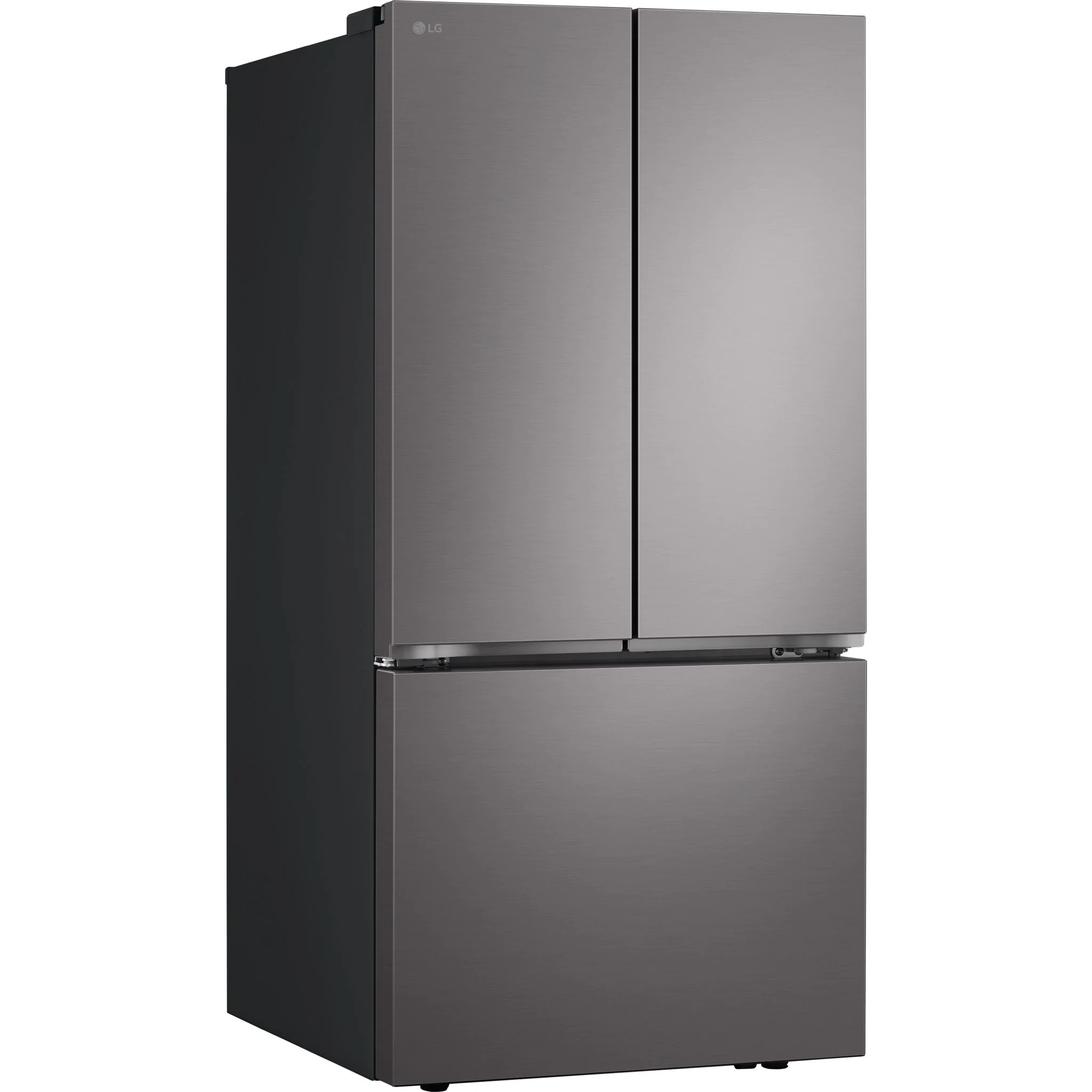 LG 25 cu. ft. French 3-Door Standard-Depth Refrigerator with Single Ice Maker - Black Stainless (LF25S6200D) - Image 2
