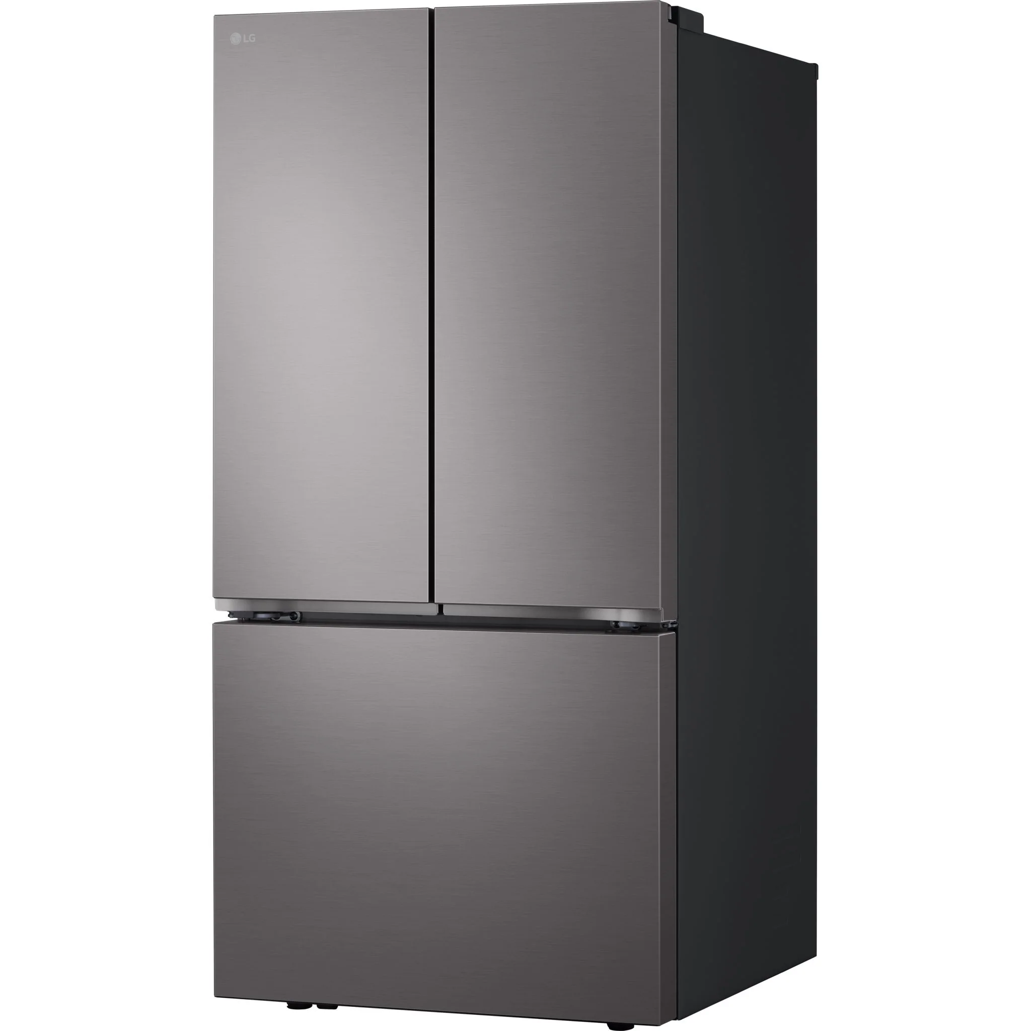 LG 25 cu. ft. French 3-Door Standard-Depth Refrigerator with Single Ice Maker - Black Stainless (LF25S6200D) - Image 3