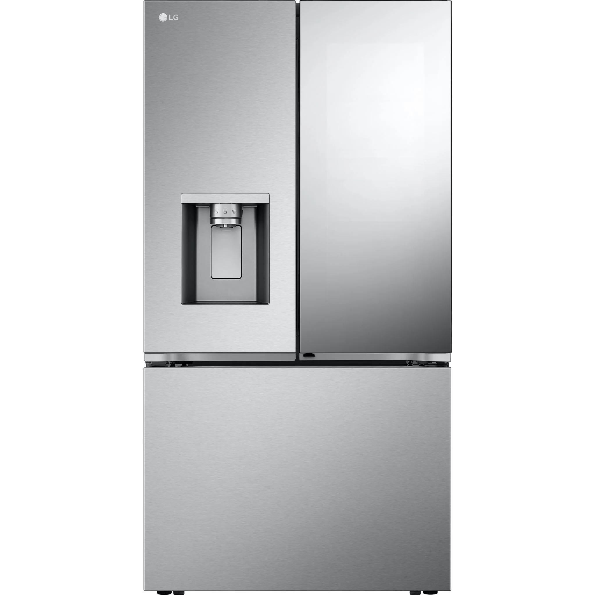 LG 26 cu. ft. Counter-Depth French Door Refrigerator - Stainless Steel - Stainless (LRYKC2606S) - Image 2