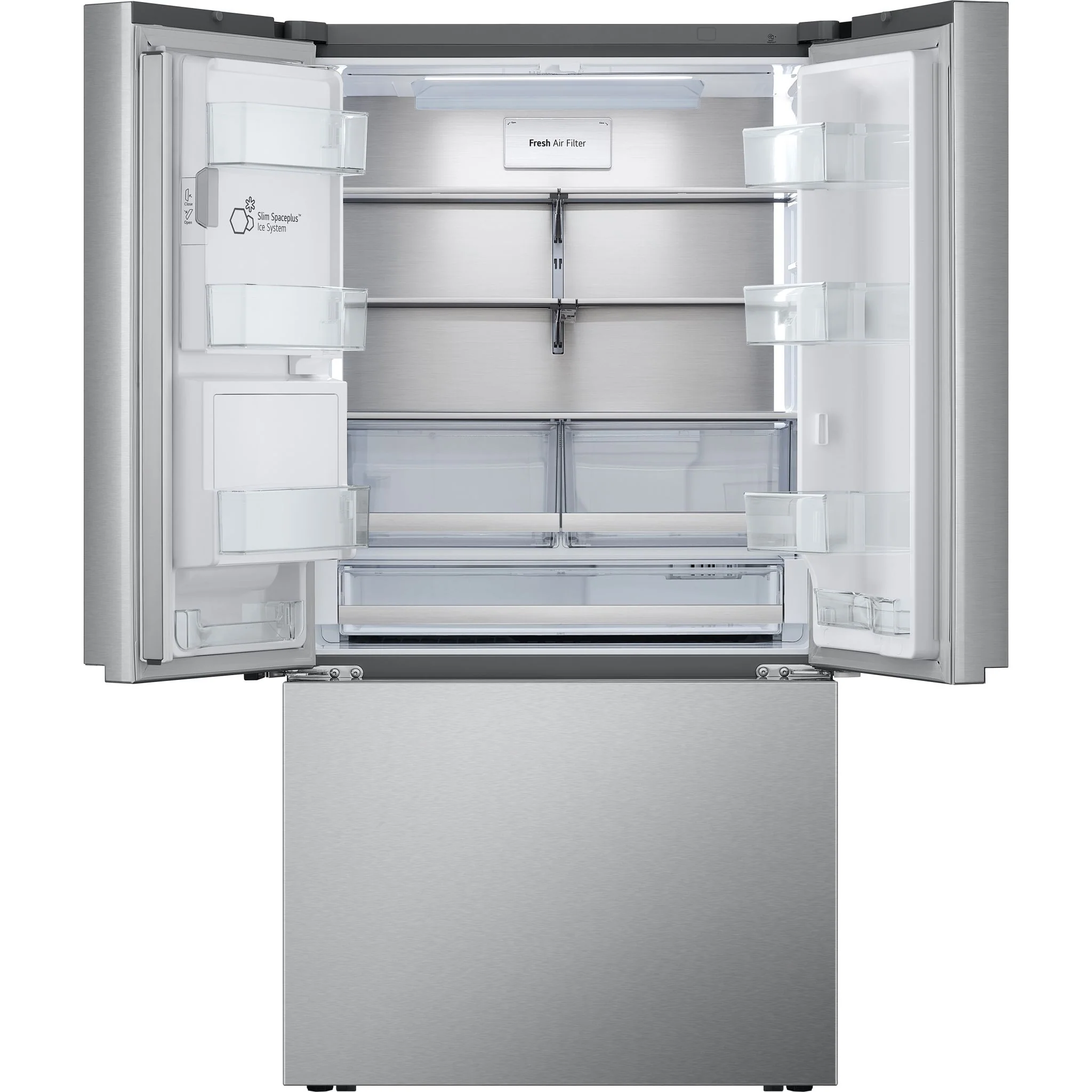 LG 26 cu. ft. Smart Counter-Depth MAX™ French Door Refrigerator with Four Types of Ice - Stainless (LRYXC2606S) - Image 12