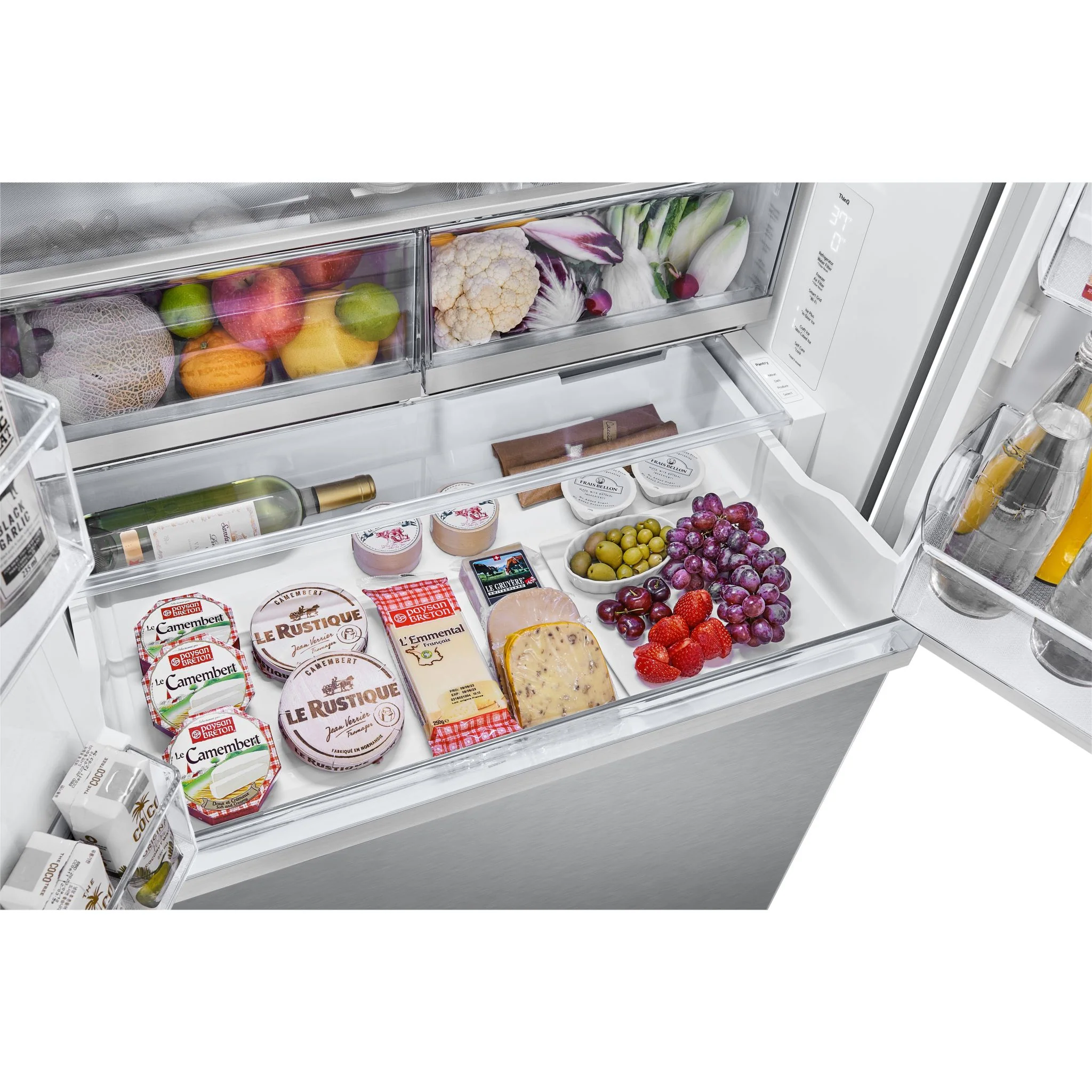 LG 26 cu. ft. Smart Counter-Depth MAX™ French Door Refrigerator with Four Types of Ice - Stainless (LRYXC2606S) - Image 34
