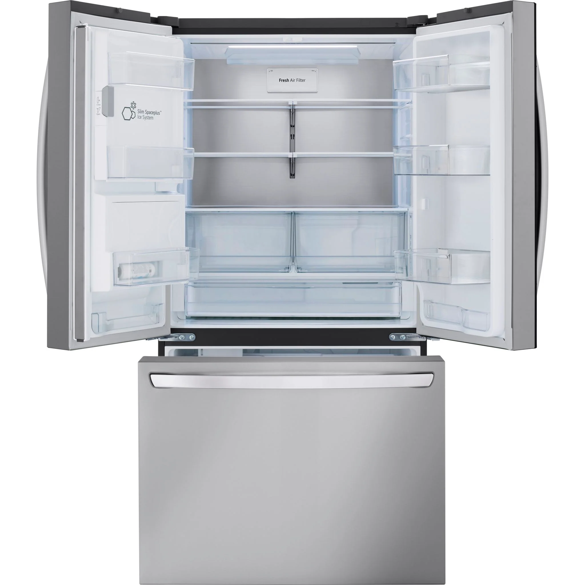 LG 26 cu. ft. Smart Counter-Depth MAX™ Refrigerator with Dual Ice Makers - Stainless (LRFXC2606S) - Image 10