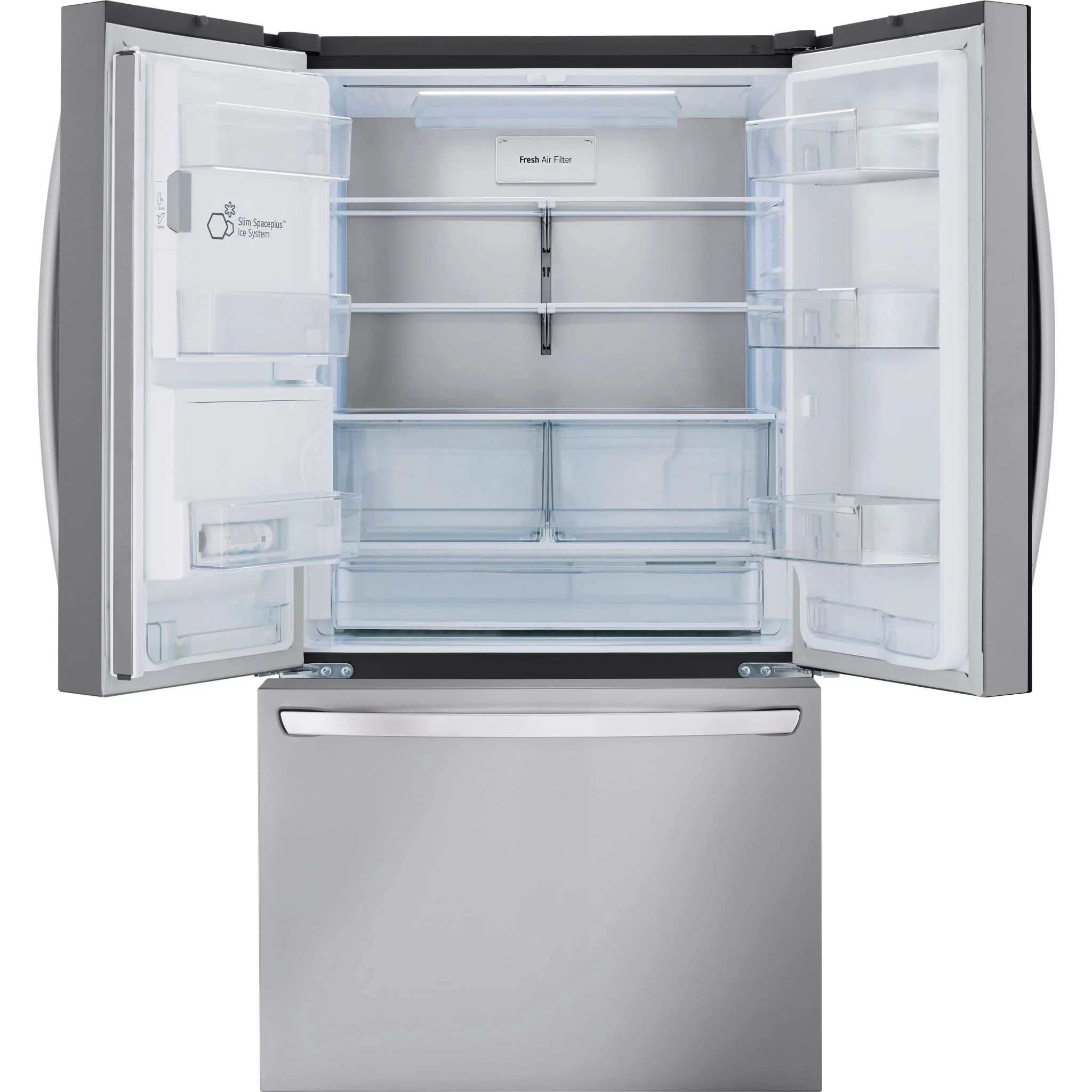 LG 26 cu. ft. Smart Counter-Depth MAX™ Refrigerator with Dual Ice Makers - Stainless (LRFXC2606S) - Image 11