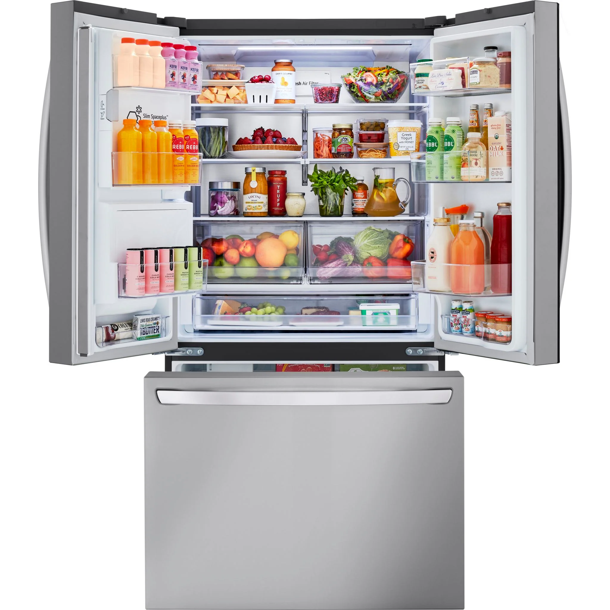 LG 26 cu. ft. Smart Counter-Depth MAX™ Refrigerator with Dual Ice Makers - Stainless (LRFXC2606S) - Image 12