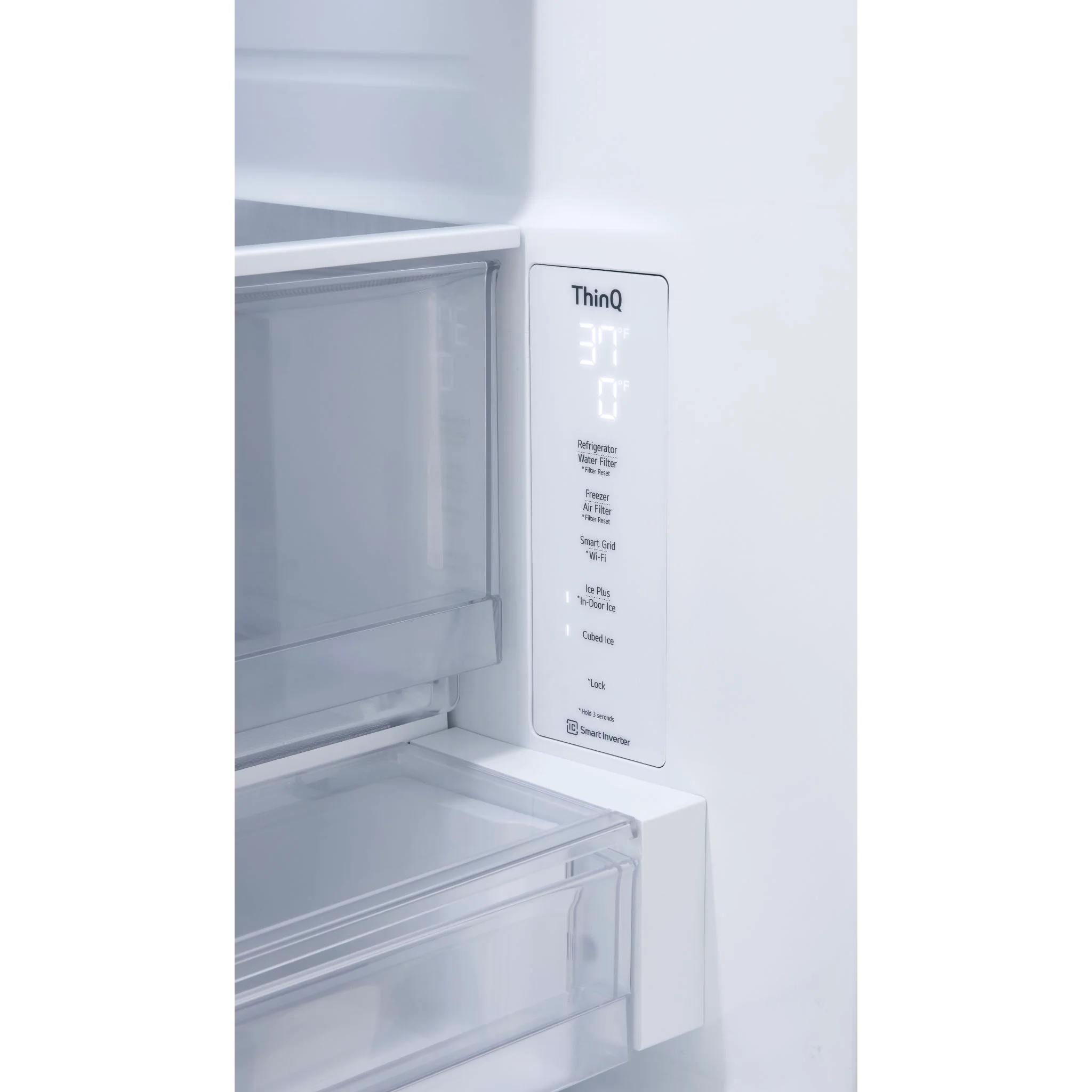 LG 26 cu. ft. Smart Counter-Depth MAX™ Refrigerator with Dual Ice Makers - Stainless (LRFXC2606S) - Image 26