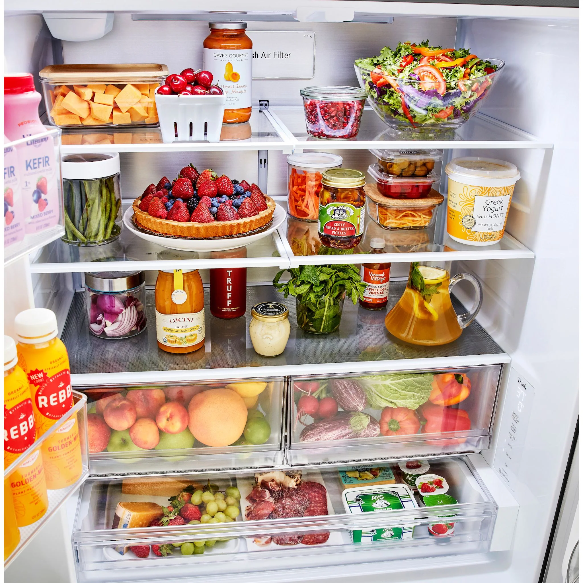 LG 27 cu. ft. Smart Counter-Depth MAX™ French Door Refrigerator - Black stainless (LRFLC2706D) - Image 18