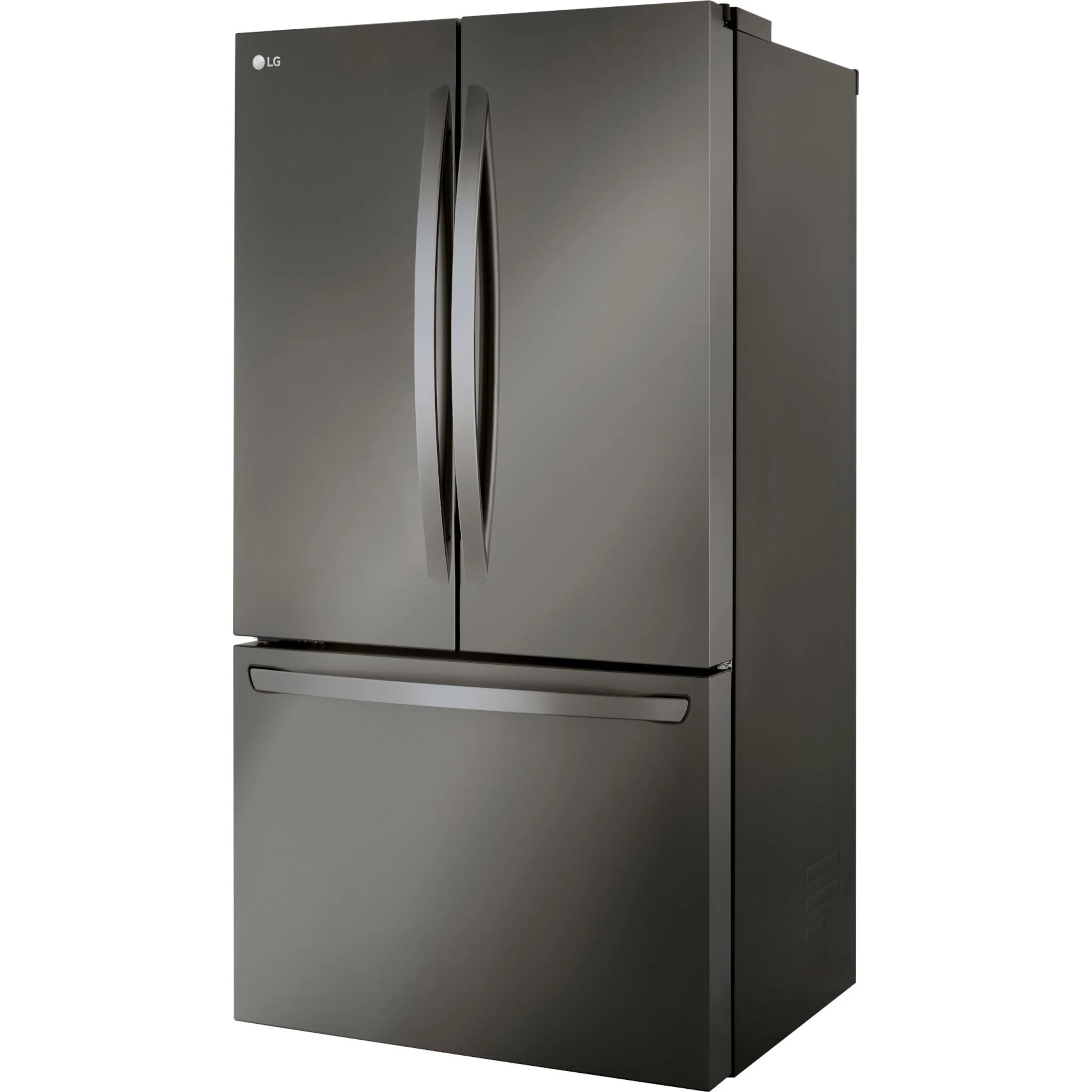 LG 27 cu. ft. Smart Counter-Depth MAX™ French Door Refrigerator - Black stainless (LRFLC2706D) - Image 2