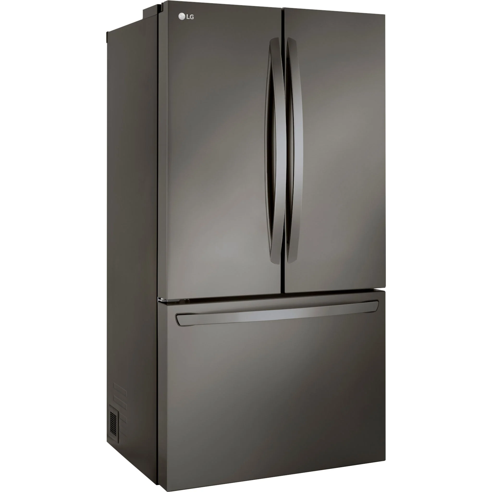 LG 27 cu. ft. Smart Counter-Depth MAX™ French Door Refrigerator - Black stainless (LRFLC2706D) - Image 3