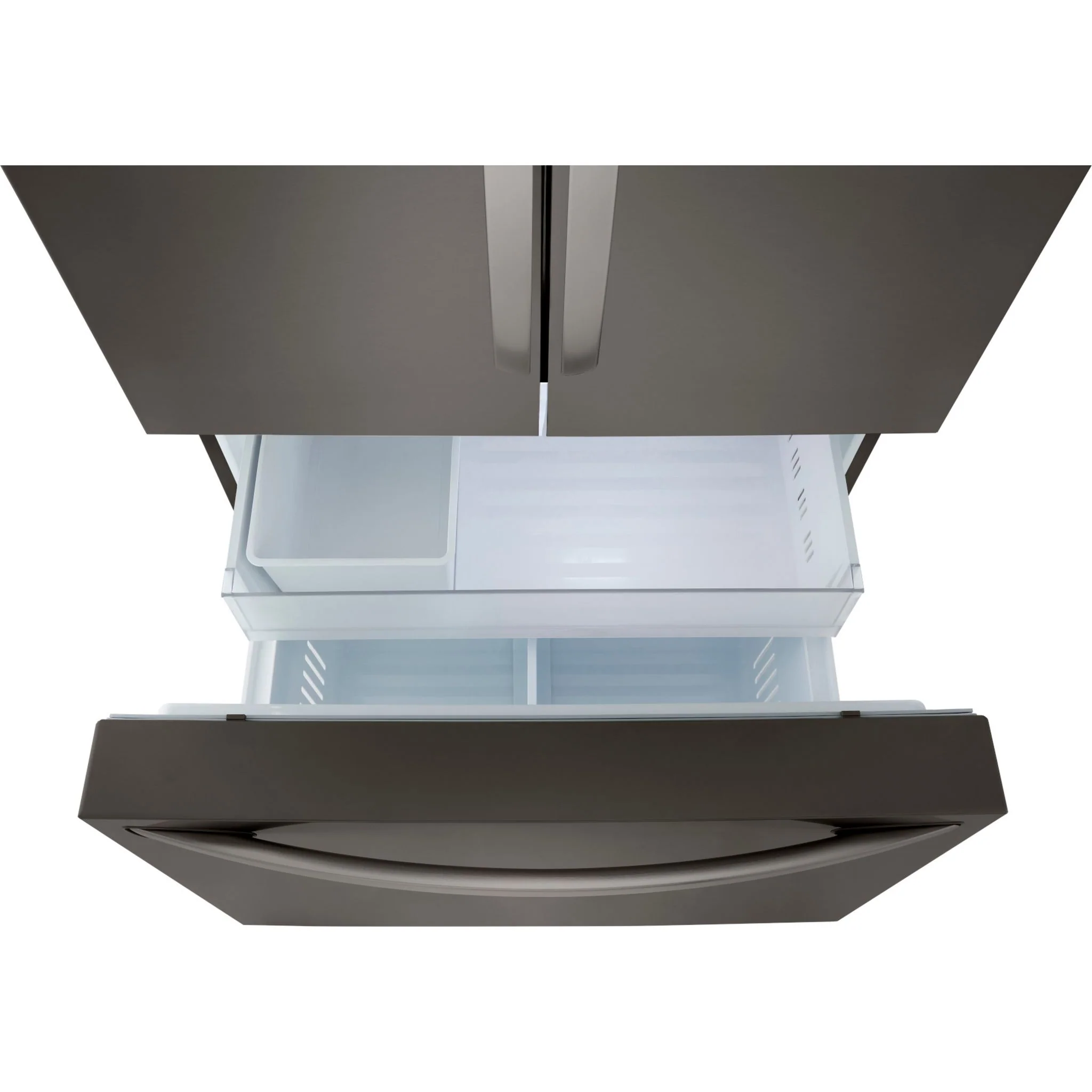 LG 27 cu. ft. Smart Counter-Depth MAX™ French Door Refrigerator - Black stainless (LRFLC2706D) - Image 7