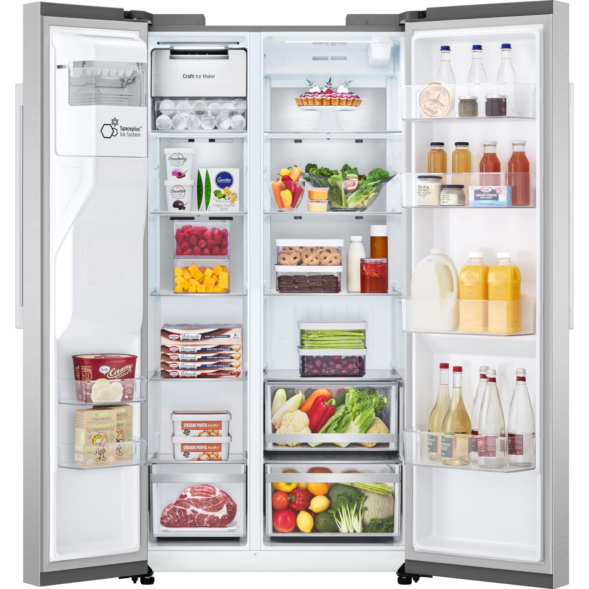 LG 27 cu. ft. Smart Side-by-Side Refrigerator - Smudge Resistant Stainless Steel (LL27T3530S) - Image 12