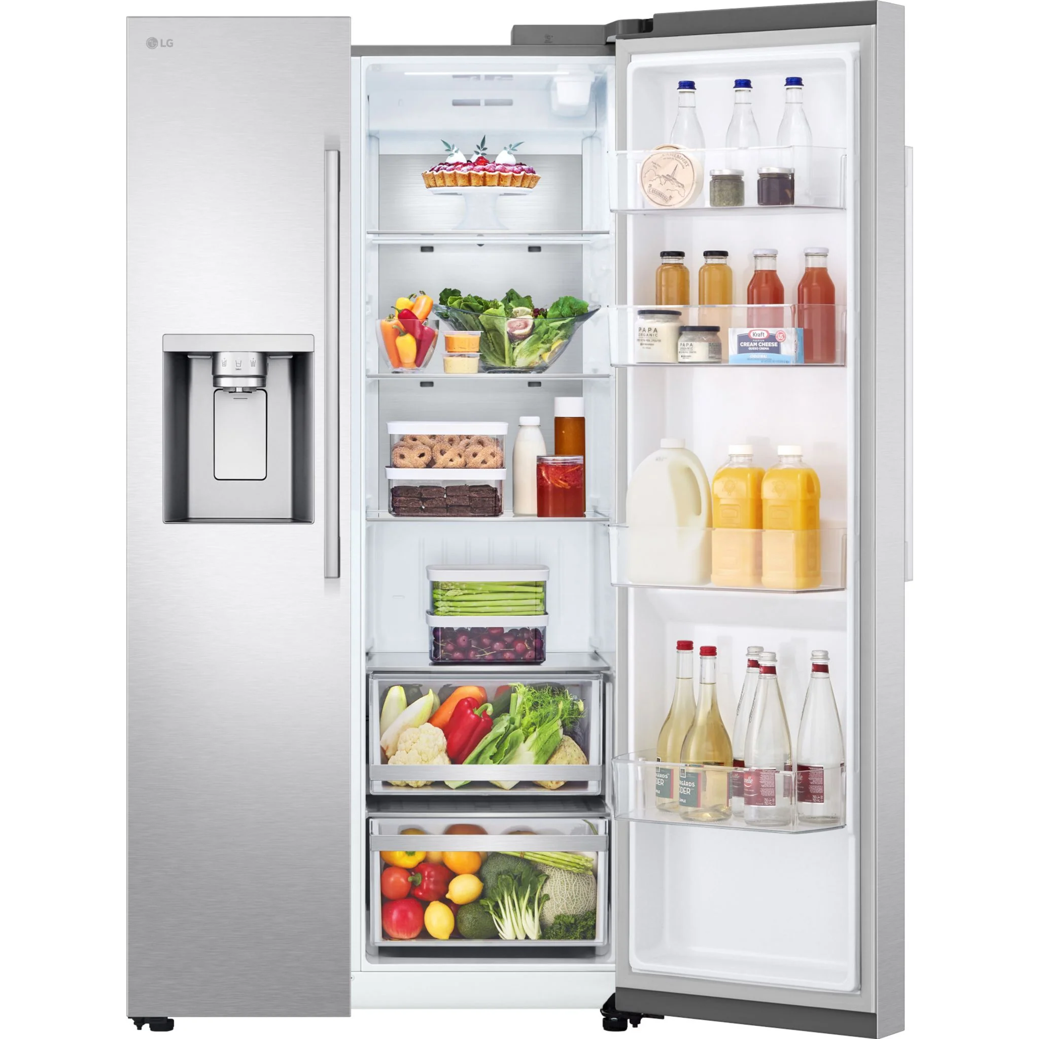 LG 27 cu. ft. Smart Side-by-Side Refrigerator - Smudge Resistant Stainless Steel (LL27T3530S) - Image 13
