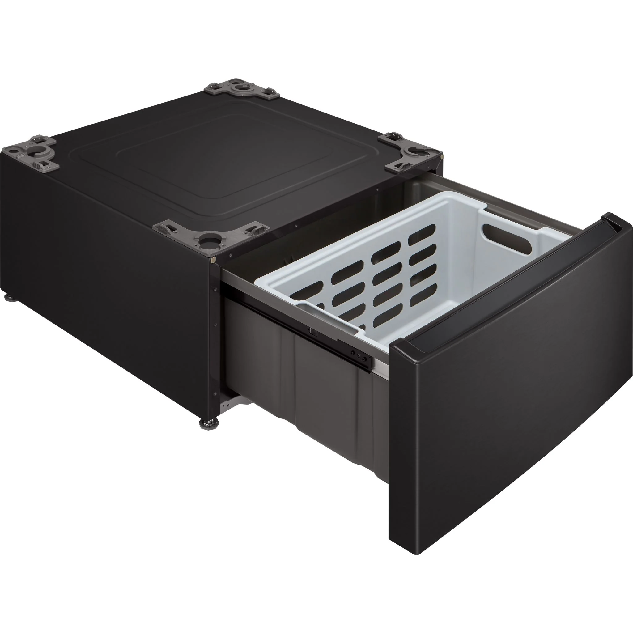 LG 27" Laundry Pedestal - Black Steel (WDP6B) - Image 4