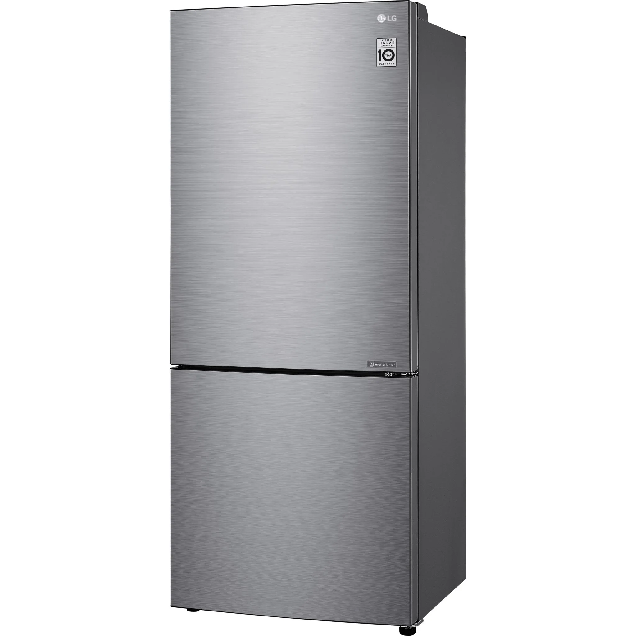 LG 28" Counter Depth Bottom Freezer with Door Cooling+ and Flip-up Shelf, 15 cu.ft. - Platinum Silver (LBNC15251V) - Image 3