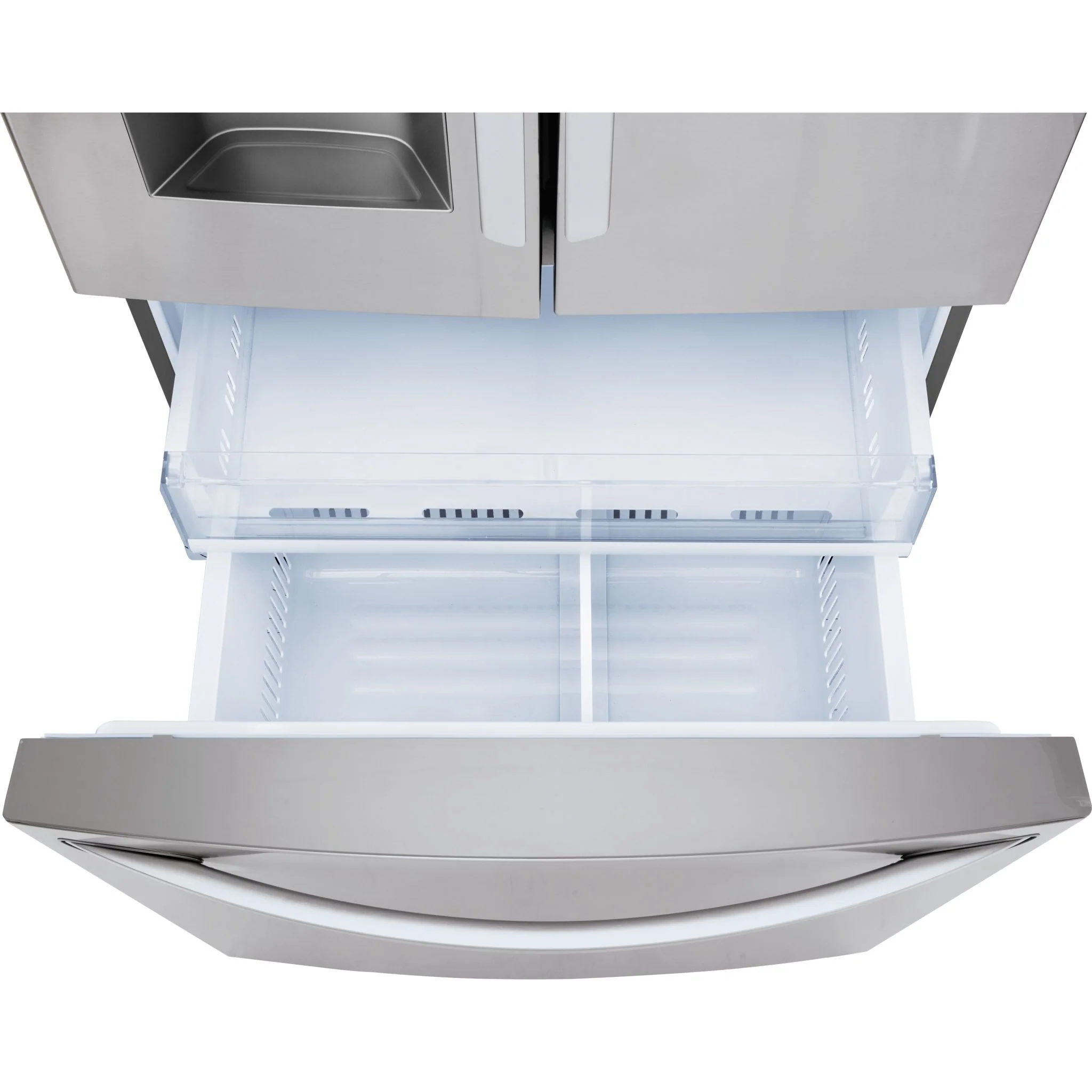 LG 28 cu.ft 3 Door French Door, Standard Depth, Ice and Water with Single Ice Maker - Stainless (LRFS28XBS) - Image 21