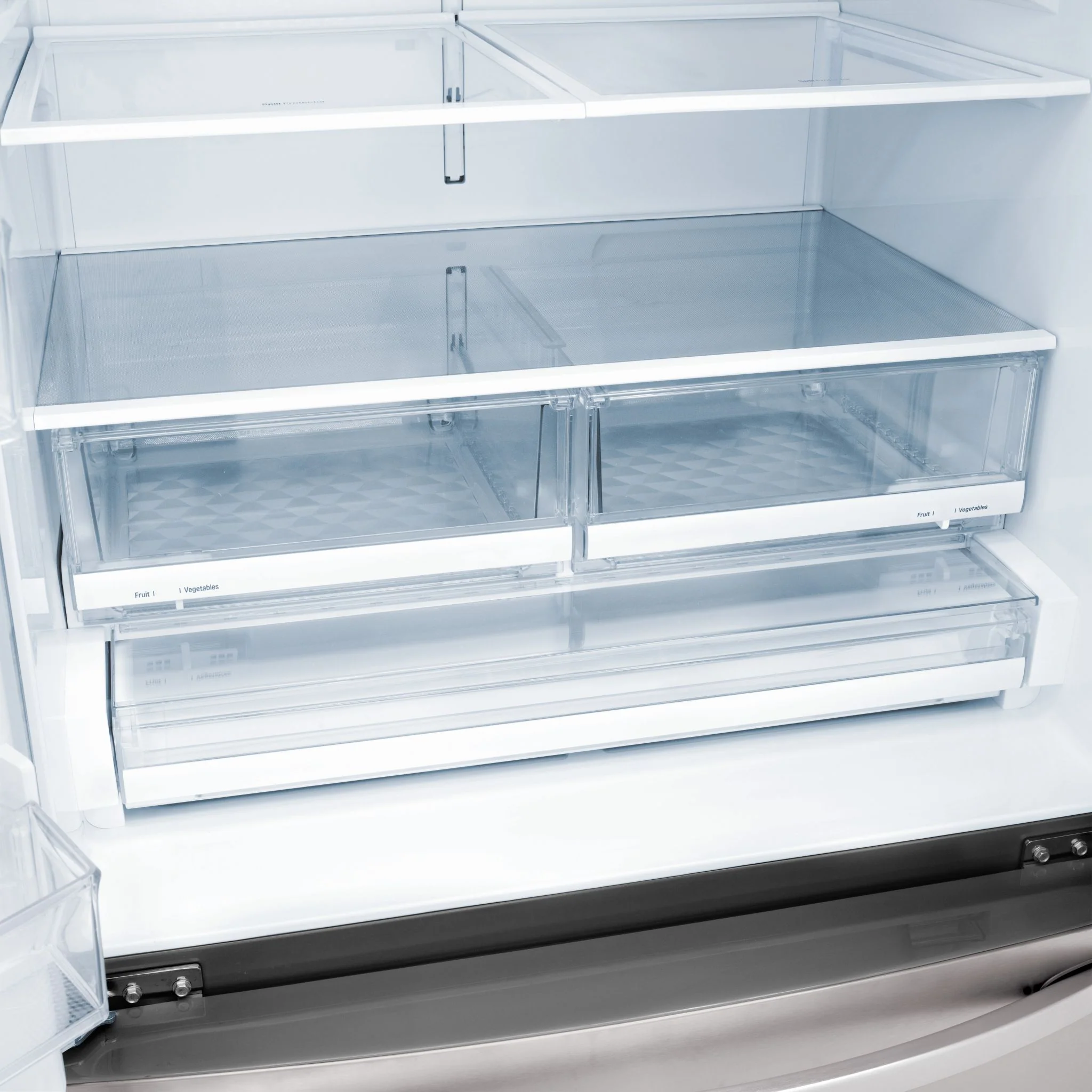 LG 28 cu.ft 3 Door French Door, Standard Depth Refrigerator with Dual Ice Makers - Stainless (LHFS28XBS) - Image 5