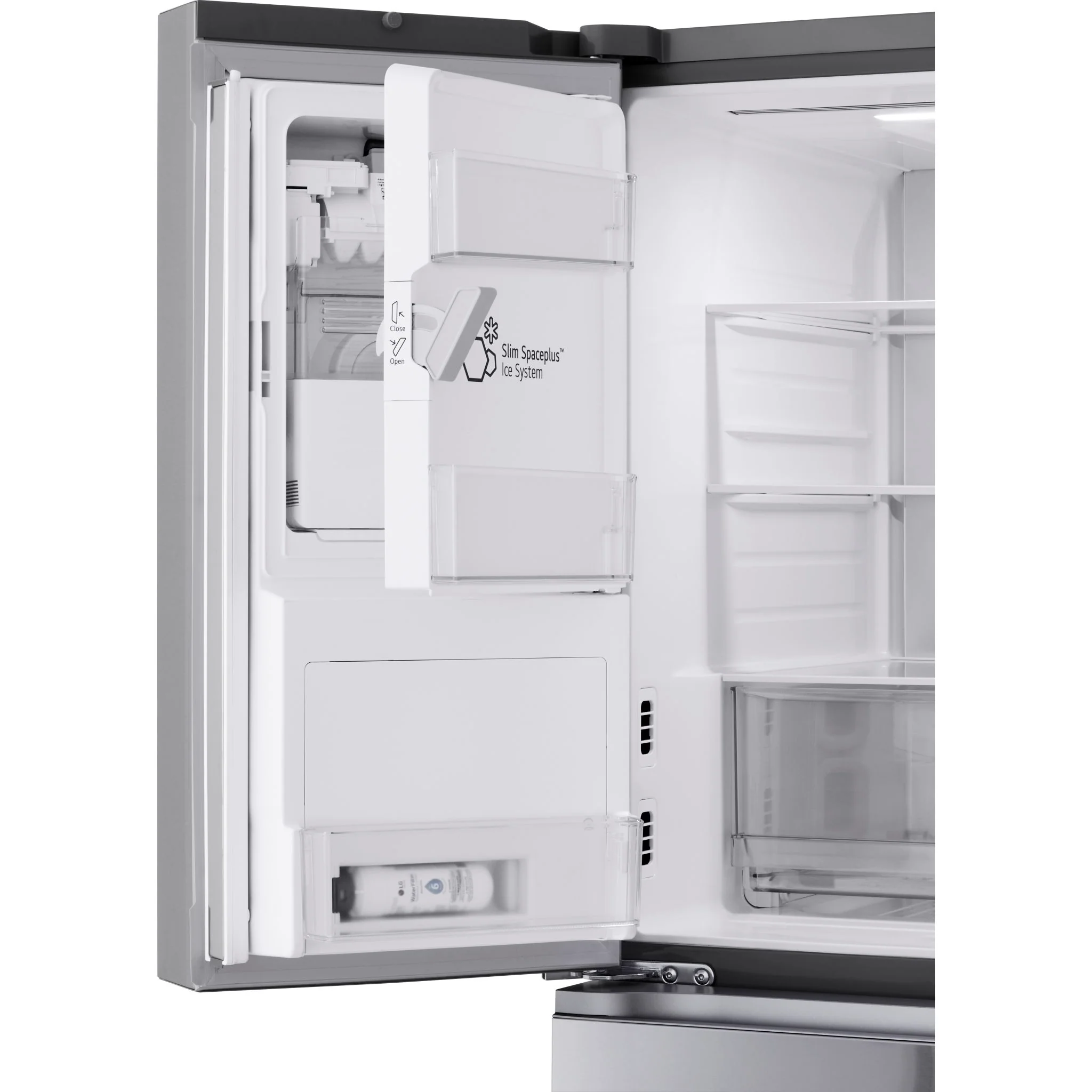LG 29 cu. ft. Smart Standard-Depth MAX™ 4-Door French Door Refrigerator with Full-Convert Drawer - Stainless (LF29S8330S) - Image 17
