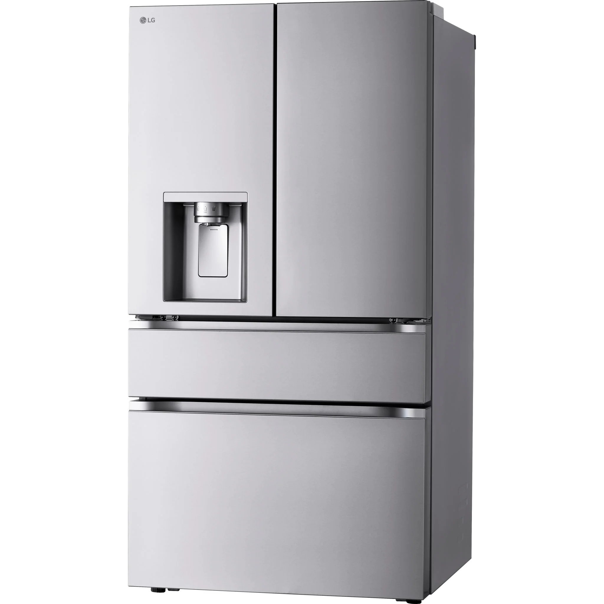 LG 29 cu. ft. Smart Standard-Depth MAX™ 4-Door French Door Refrigerator with Full-Convert Drawer - Stainless (LF29S8330S) - Image 3