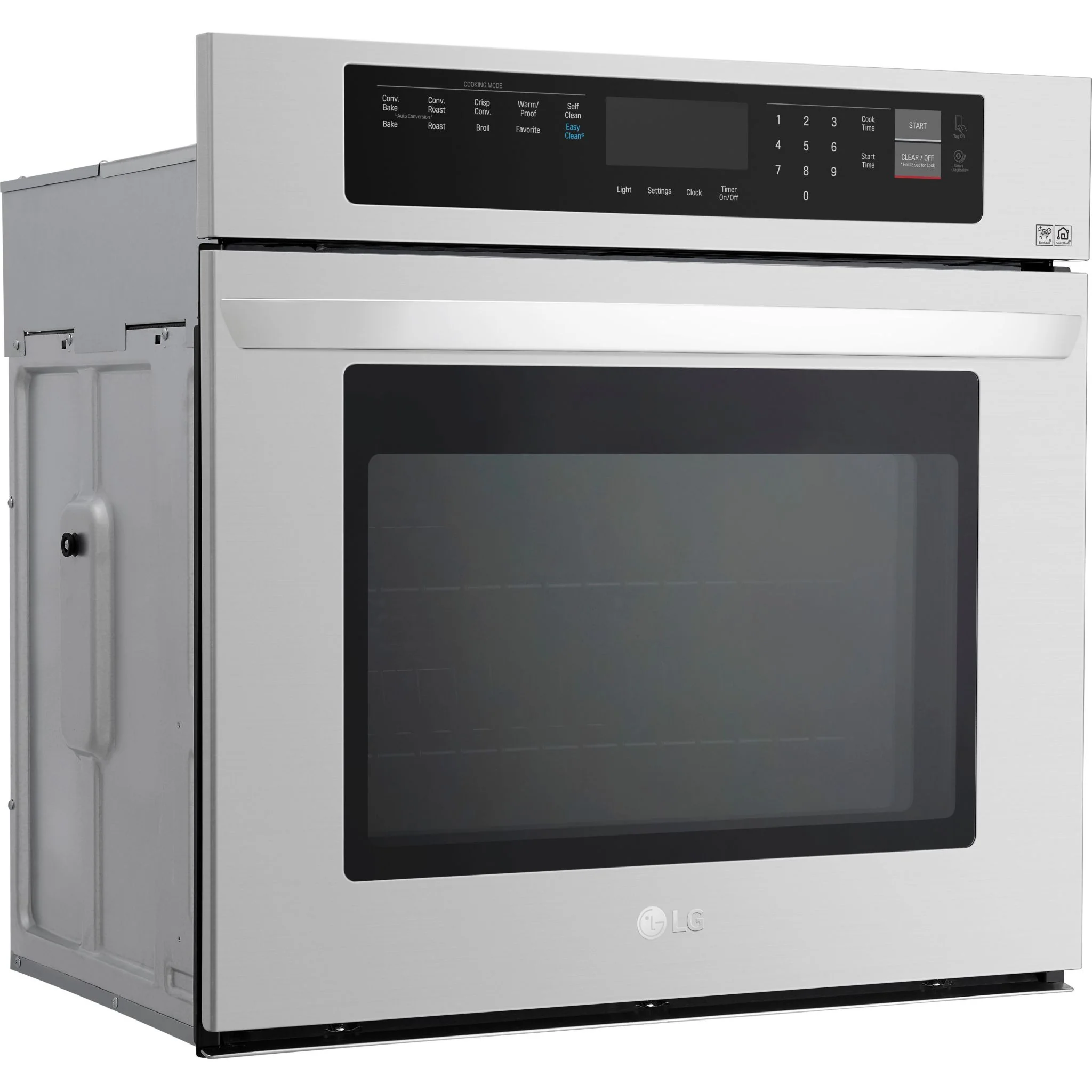LG 30" Convection Wall Oven (LWS3063ST) - Stainless Steel - Image 2