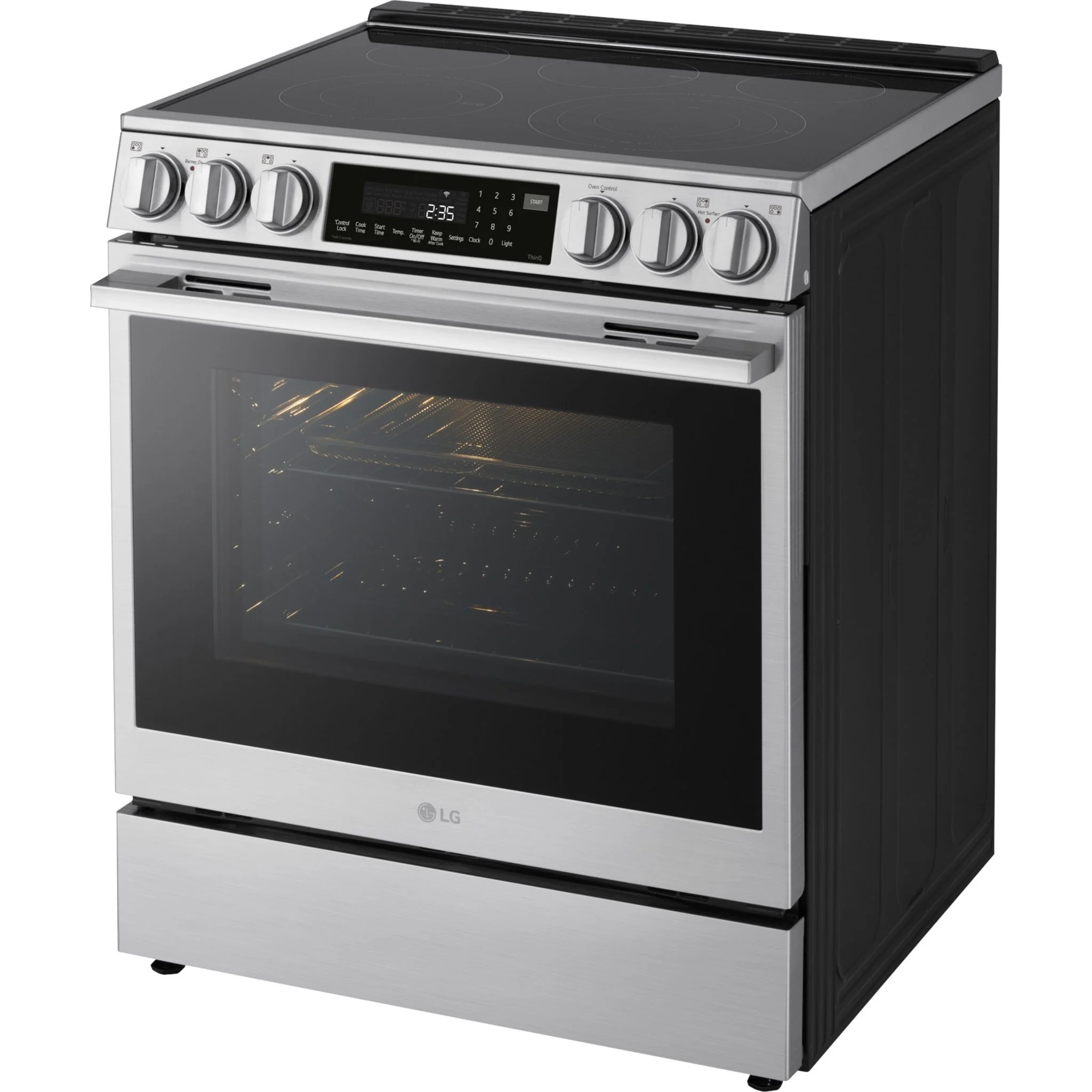 LG 30" Easy Clean Range (LSEL6337XE) - PrintProof™ Stainless Steel - Image 2