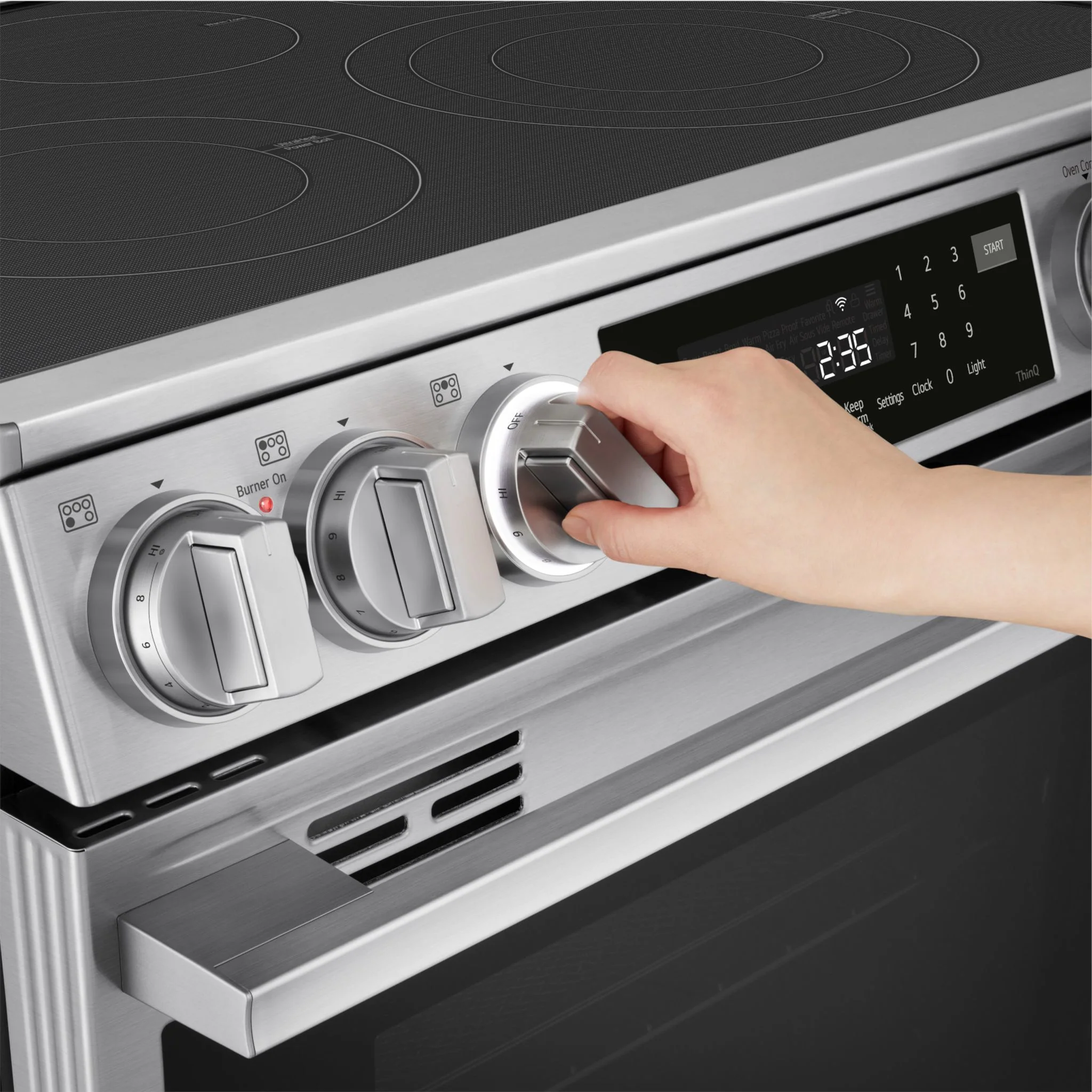 LG 30" Easy Clean Range (LSEL6337XE) - PrintProof™ Stainless Steel - Image 24