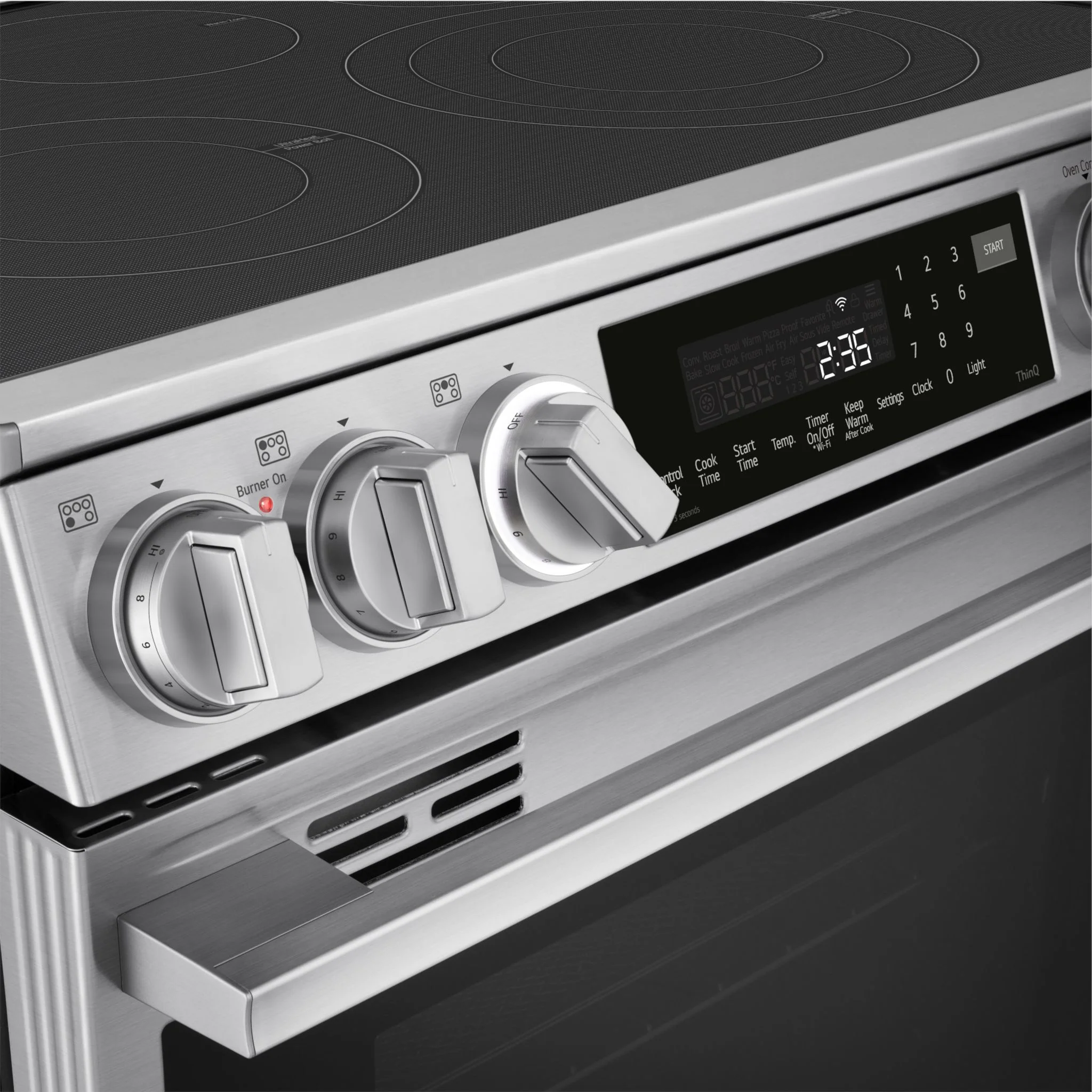 LG 30" Easy Clean Range (LSEL6337XE) - PrintProof™ Stainless Steel - Image 25