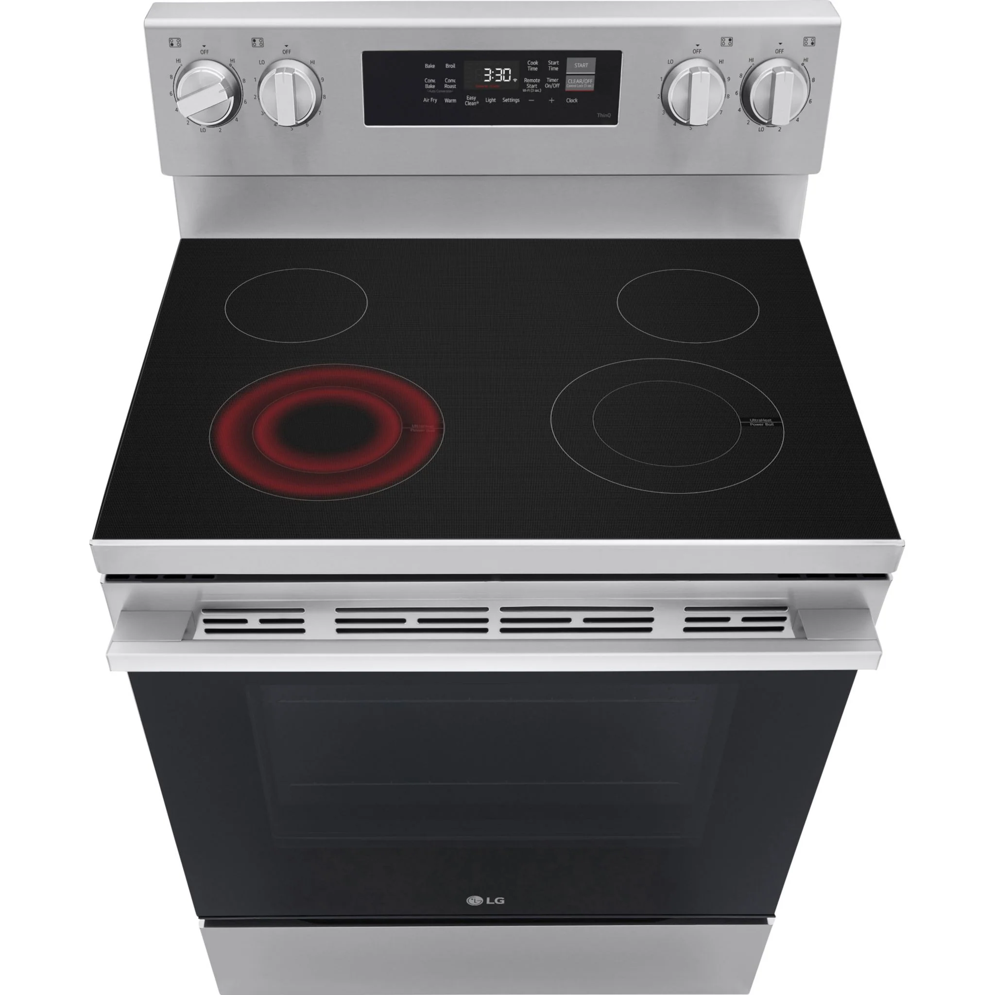 LG 30" Elec. 6.3 cu ft. Range | Probake, EasyClean® & Smart , Stainless, Freestanding - Stainless Steel (LREN6321YE) - Image 2
