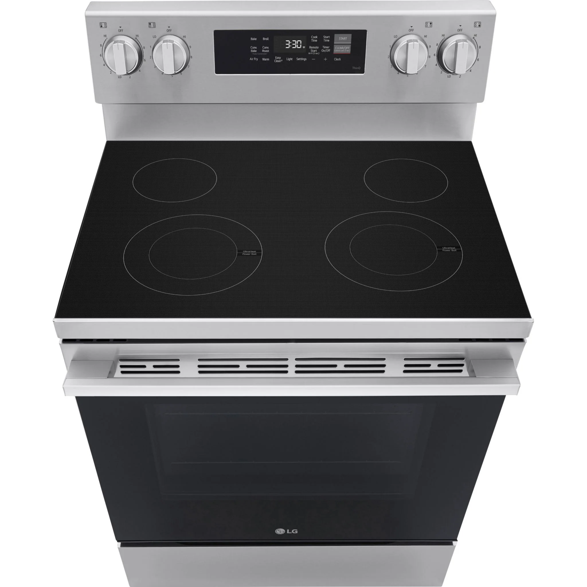 LG 30" Elec. 6.3 cu ft. Range | Probake, EasyClean® & Smart , Stainless, Freestanding - Stainless Steel (LREN6321YE) - Image 3