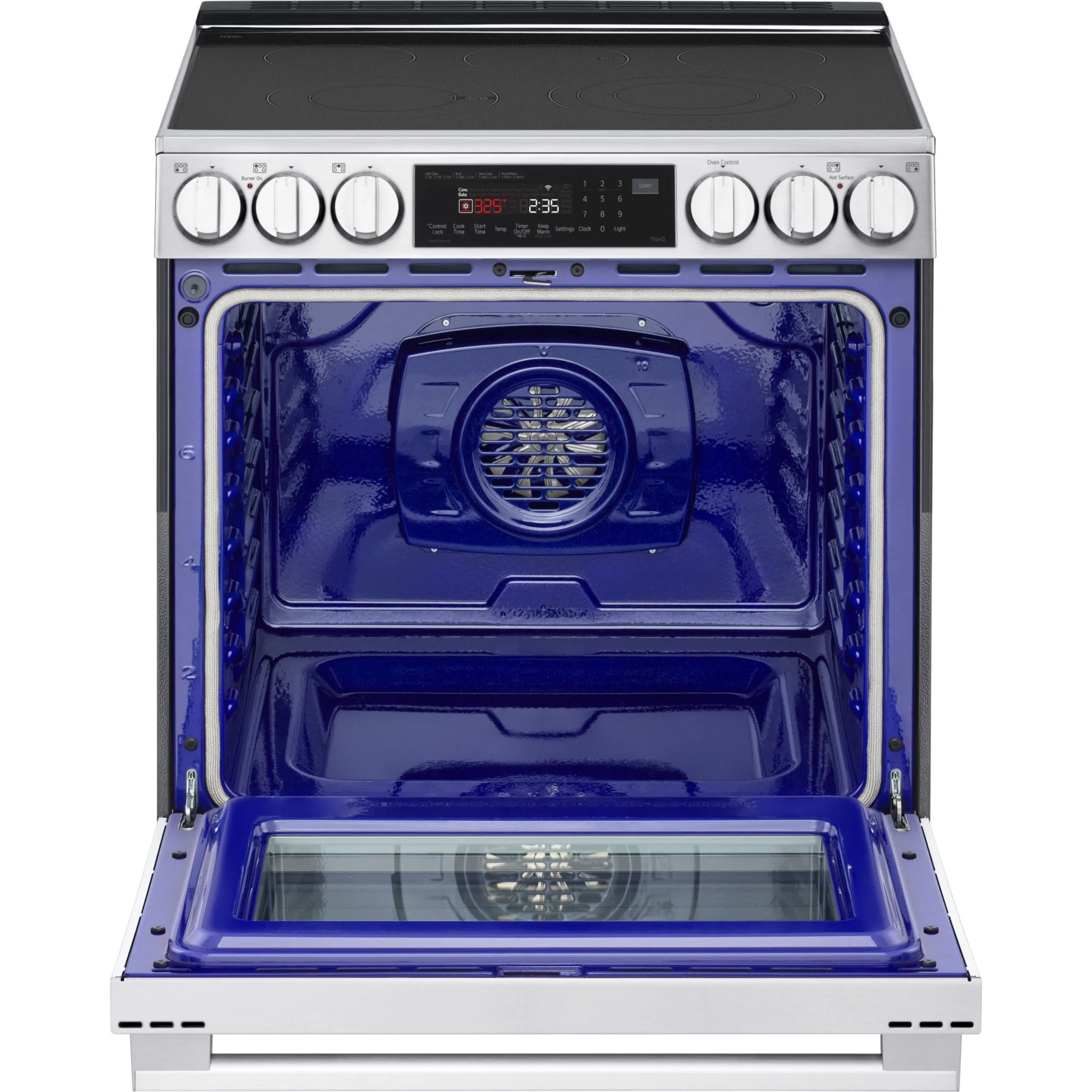 LG 30" Electric Range (LSEL6335XE) - PrintProof™ Stainless Steel - Image 4