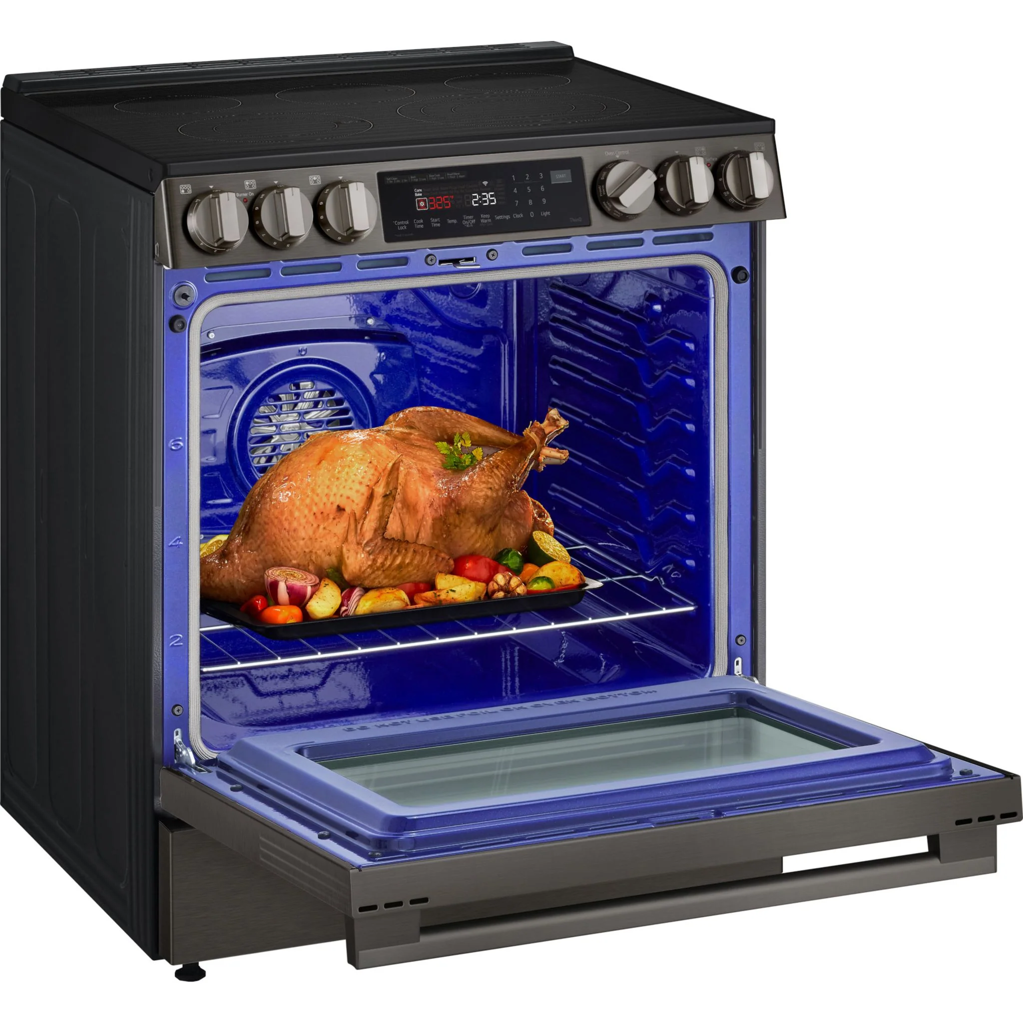 LG 30" Electric Range (LSEL6335ZE) - PrintProof™ Stainless Steel - Image 10