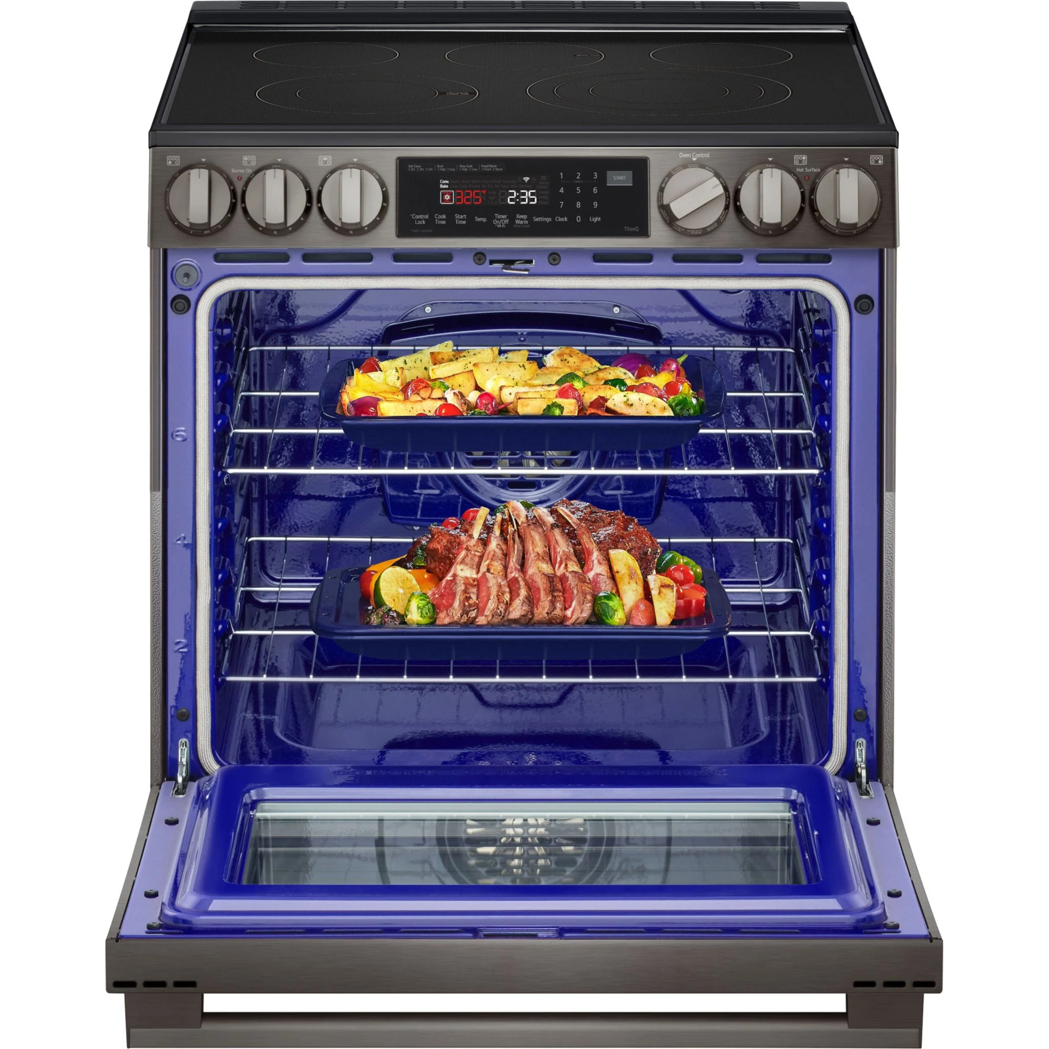 LG 30" Electric Range (LSEL6335ZE) - PrintProof™ Stainless Steel - Image 11