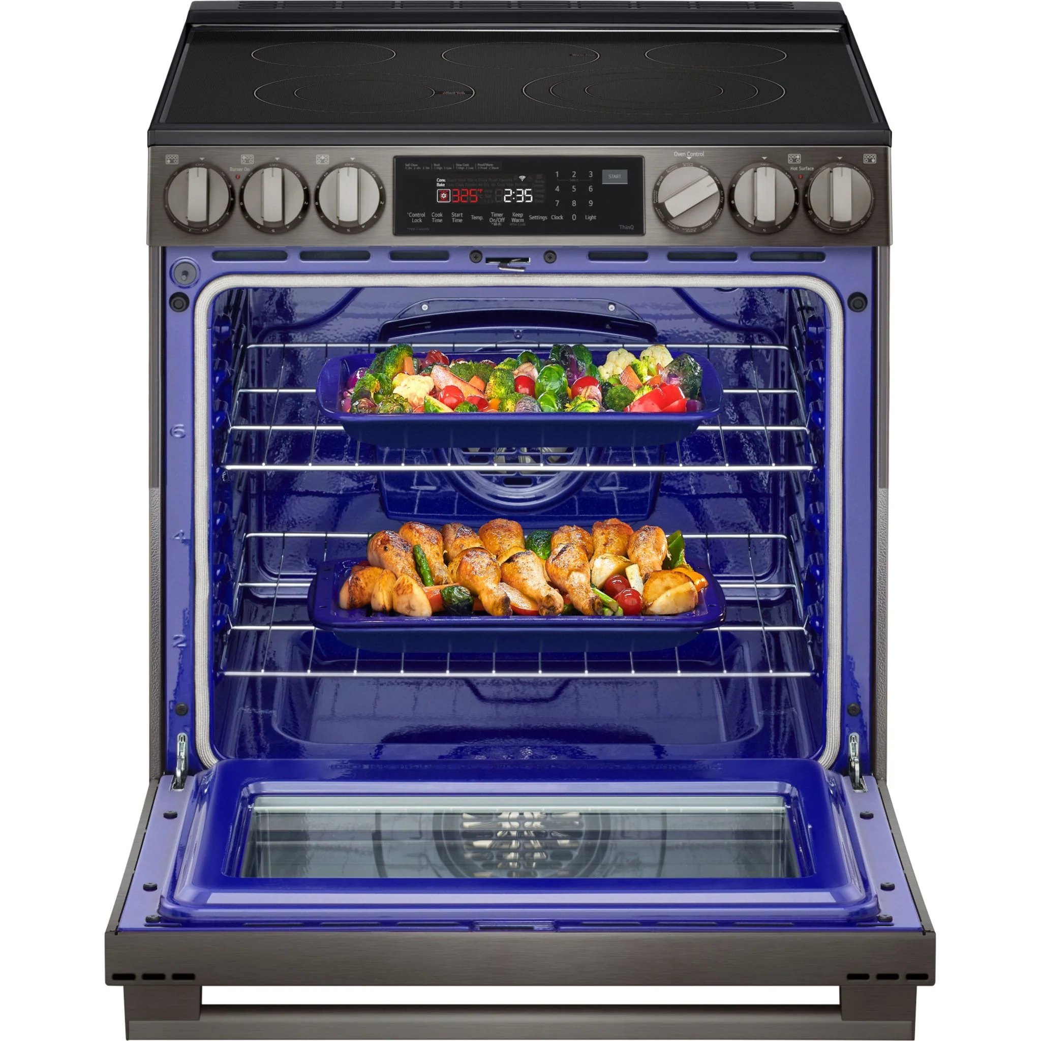 LG 30" Electric Range (LSEL6335ZE) - PrintProof™ Stainless Steel - Image 12