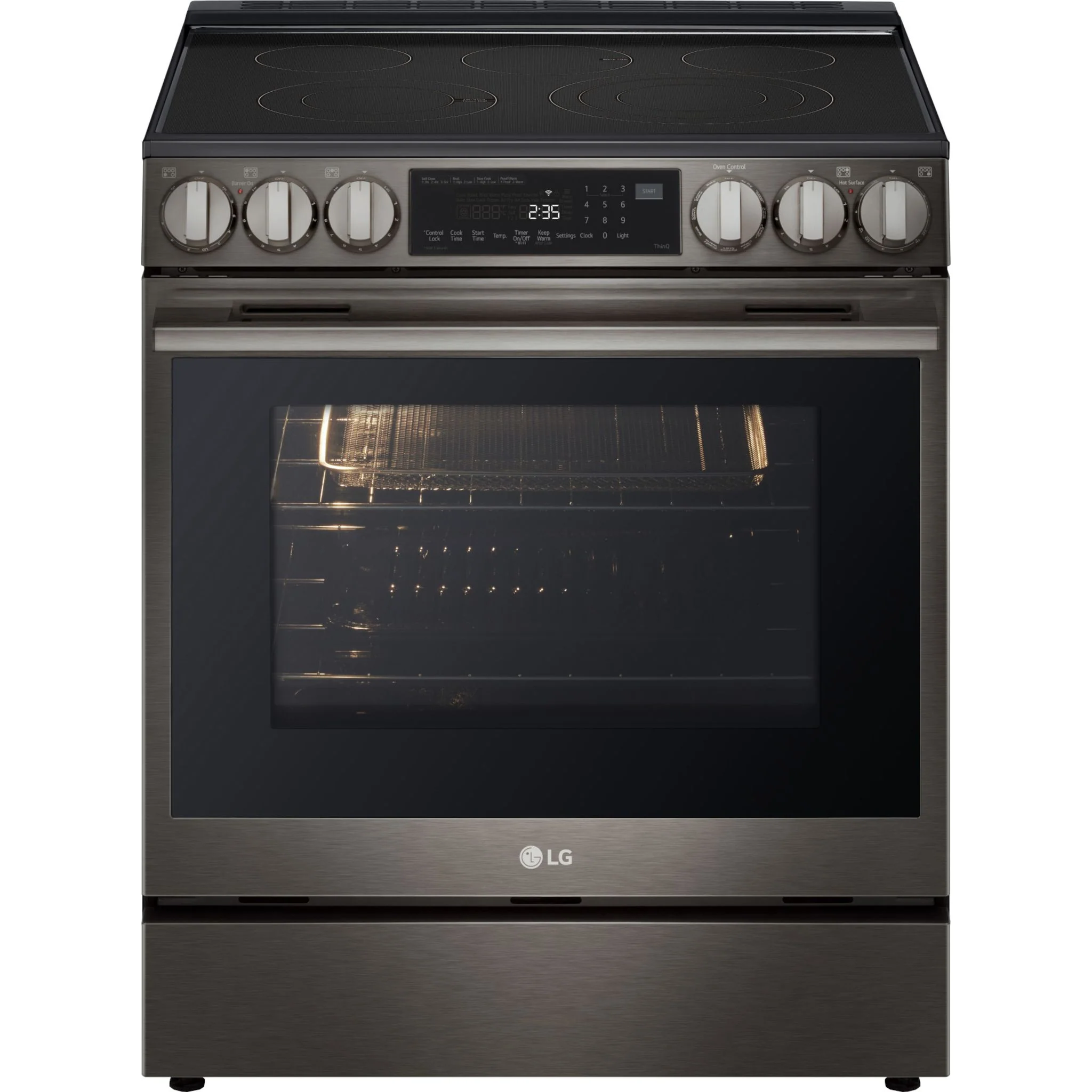 LG 30" Electric Range (LSEL6335ZE) - PrintProof™ Stainless Steel - Image 2