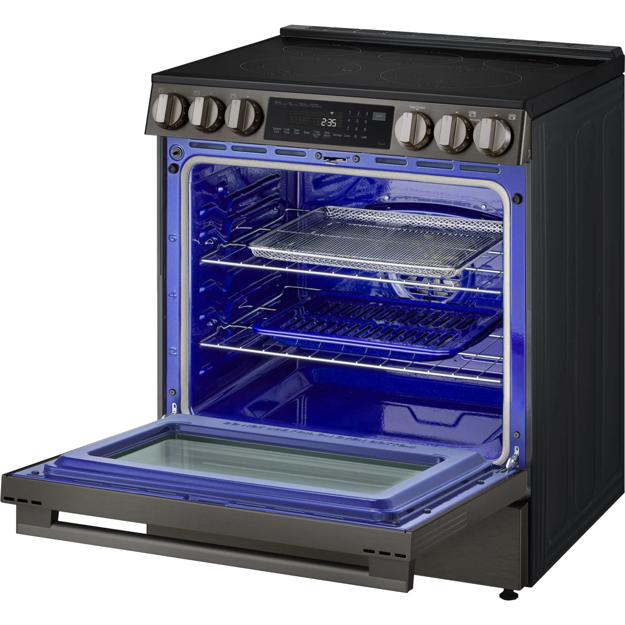 LG 30" Electric Range (LSEL6335ZE) - PrintProof™ Stainless Steel - Image 6
