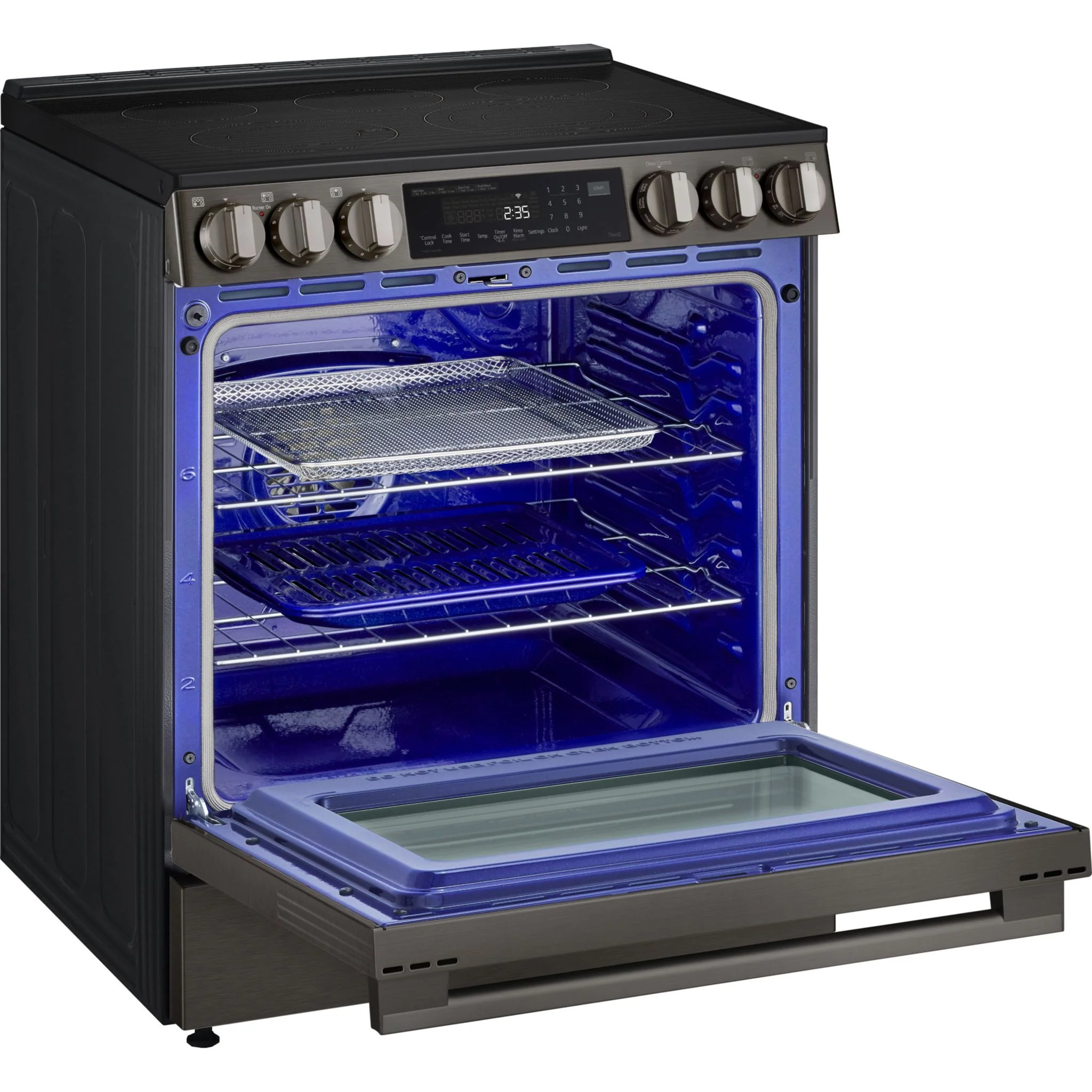 LG 30" Electric Range (LSEL6335ZE) - PrintProof™ Stainless Steel - Image 9