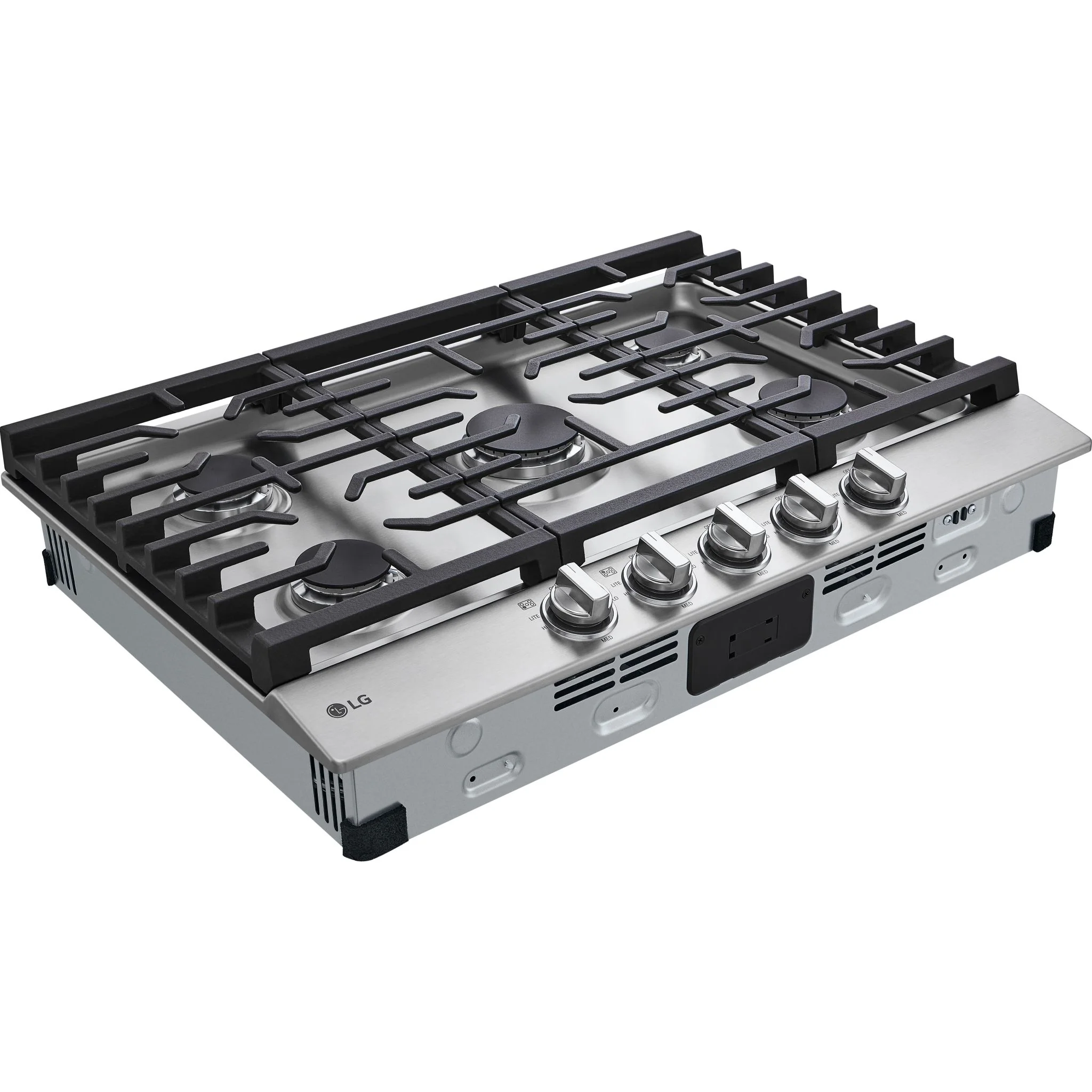 LG 30” Gas Cooktop with UltraHeat™ 20K BTU Burner - Stainless (CBGJ3023S) - Image 4