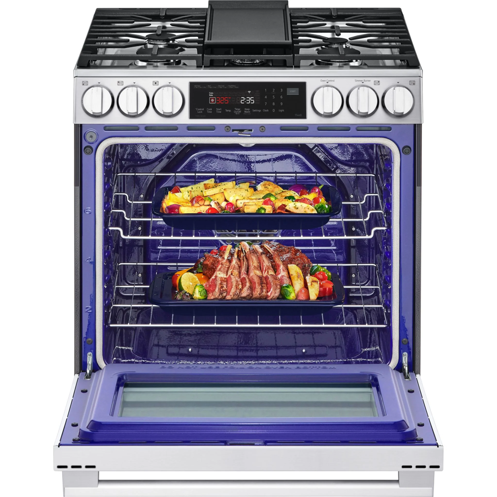 LG 30" Gas Range (LSGL6335X) - PrintProof Steel - Image 10