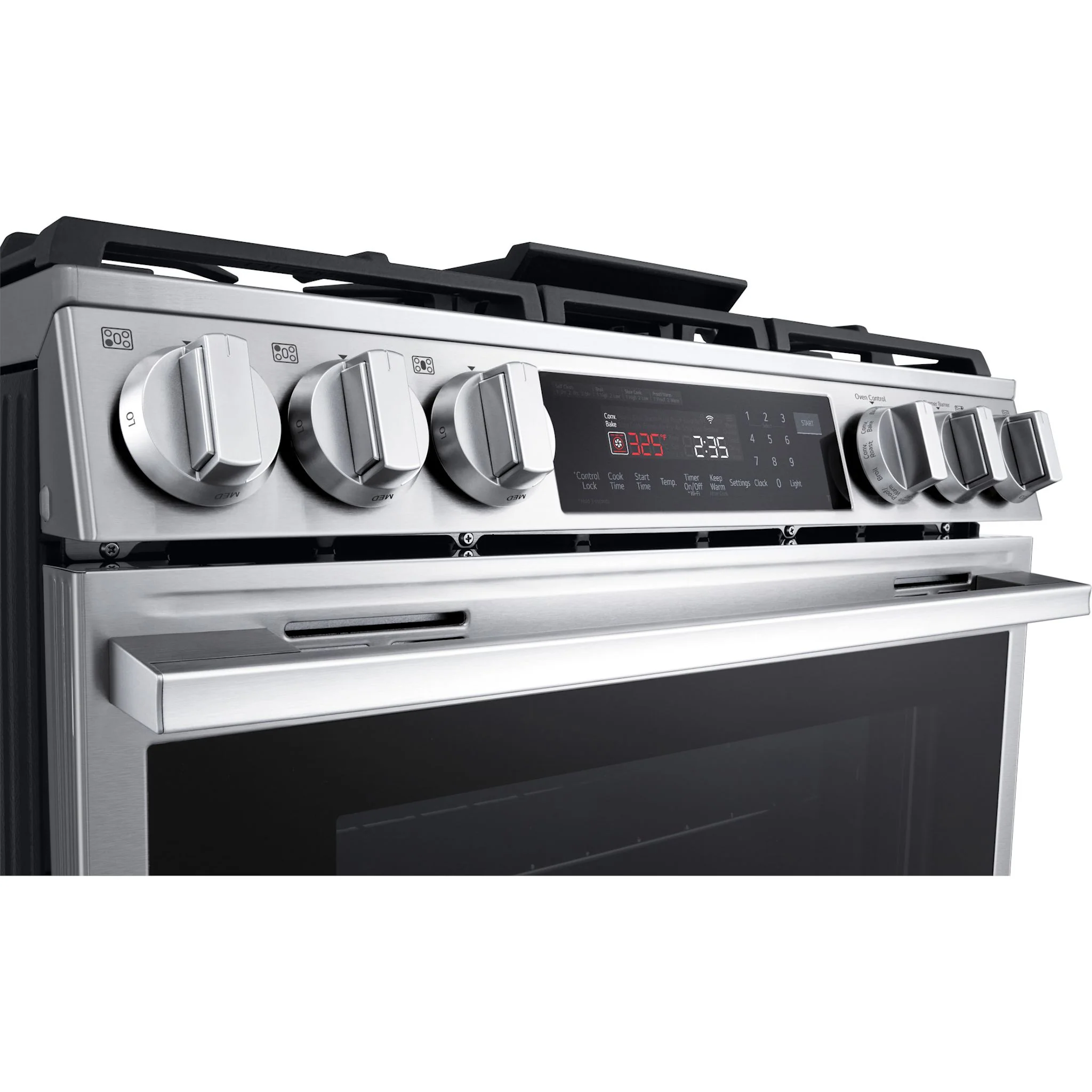 LG 30" Gas Range (LSGL6335X) - PrintProof Steel - Image 12