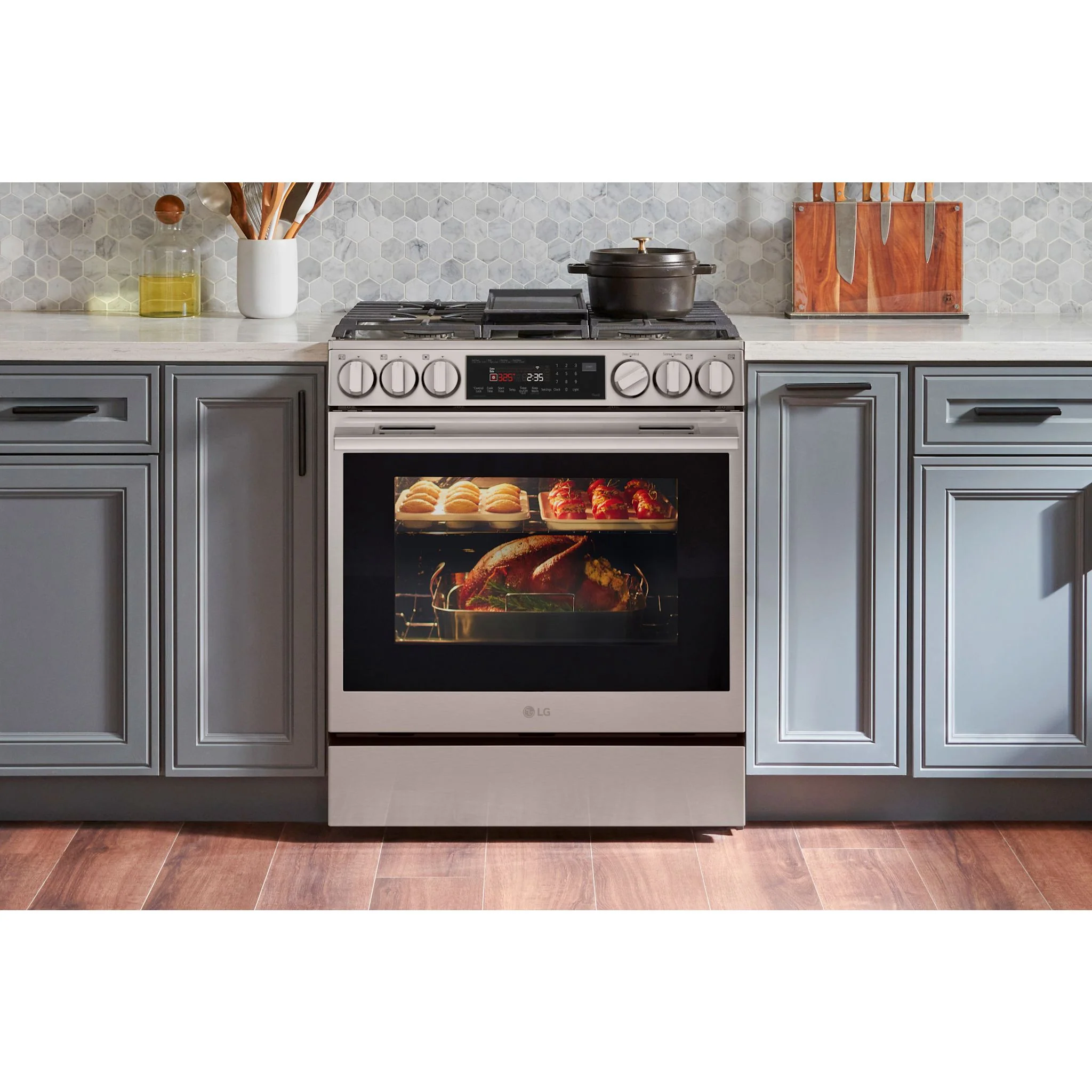LG 30" Gas Range (LSGL6335X) - PrintProof Steel - Image 22