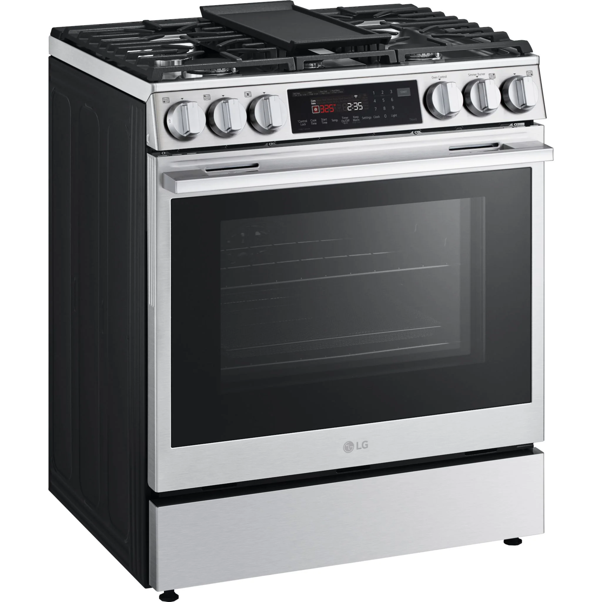 LG 30" Gas Range (LSGL6335X) - PrintProof Steel - Image 3