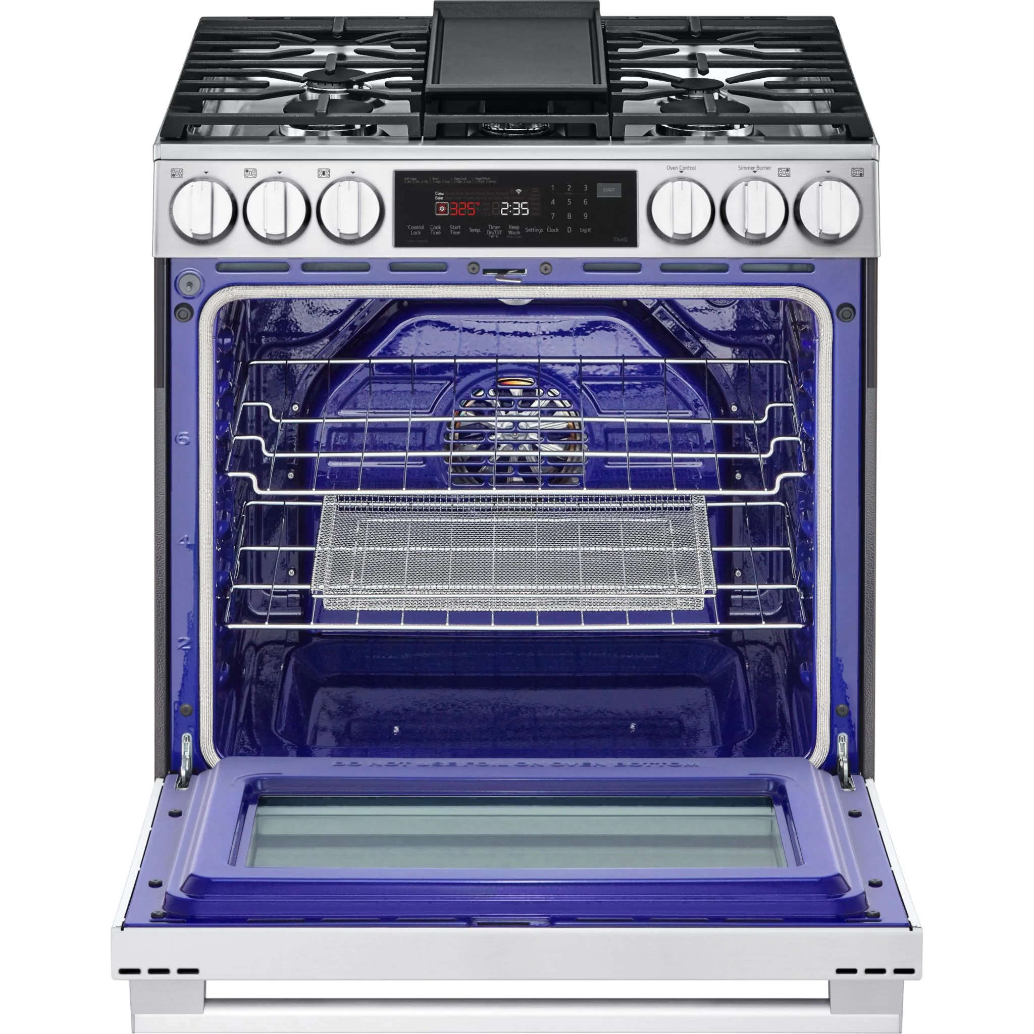 LG 30" Gas Range (LSGL6335X) - PrintProof Steel - Image 6