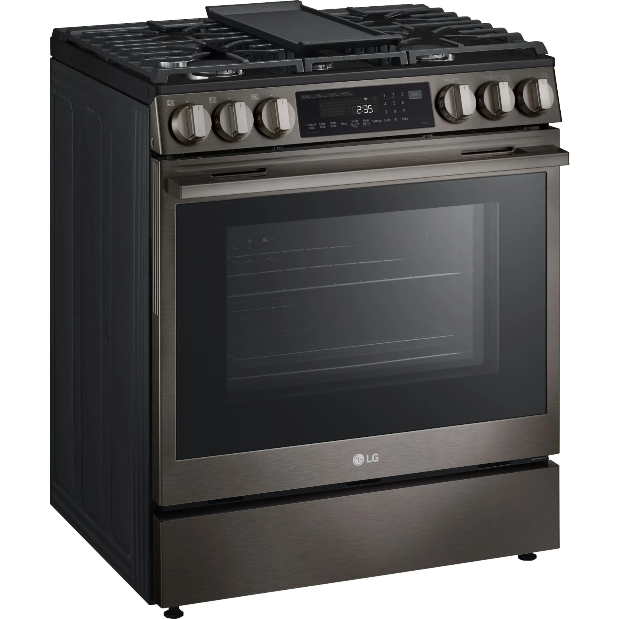 LG 30" Gas Range (LSGL6335Z) - Black Stainless Steel - Image 3
