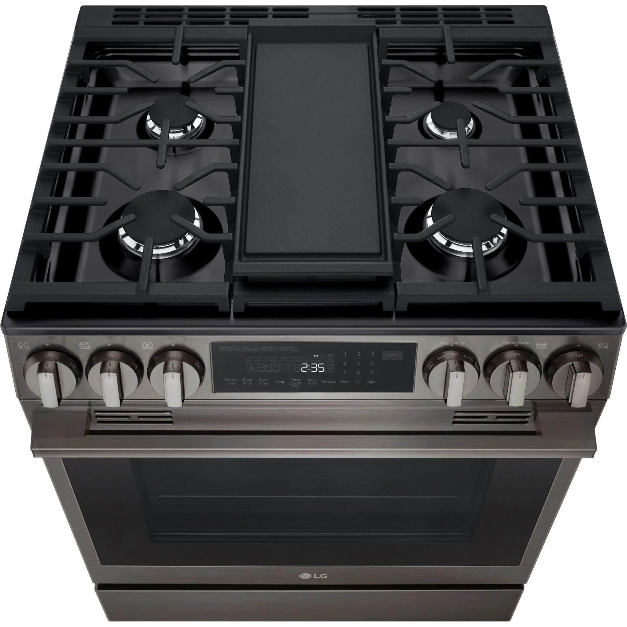 LG 30" Gas Range (LSGL6335Z) - Black Stainless Steel - Image 5
