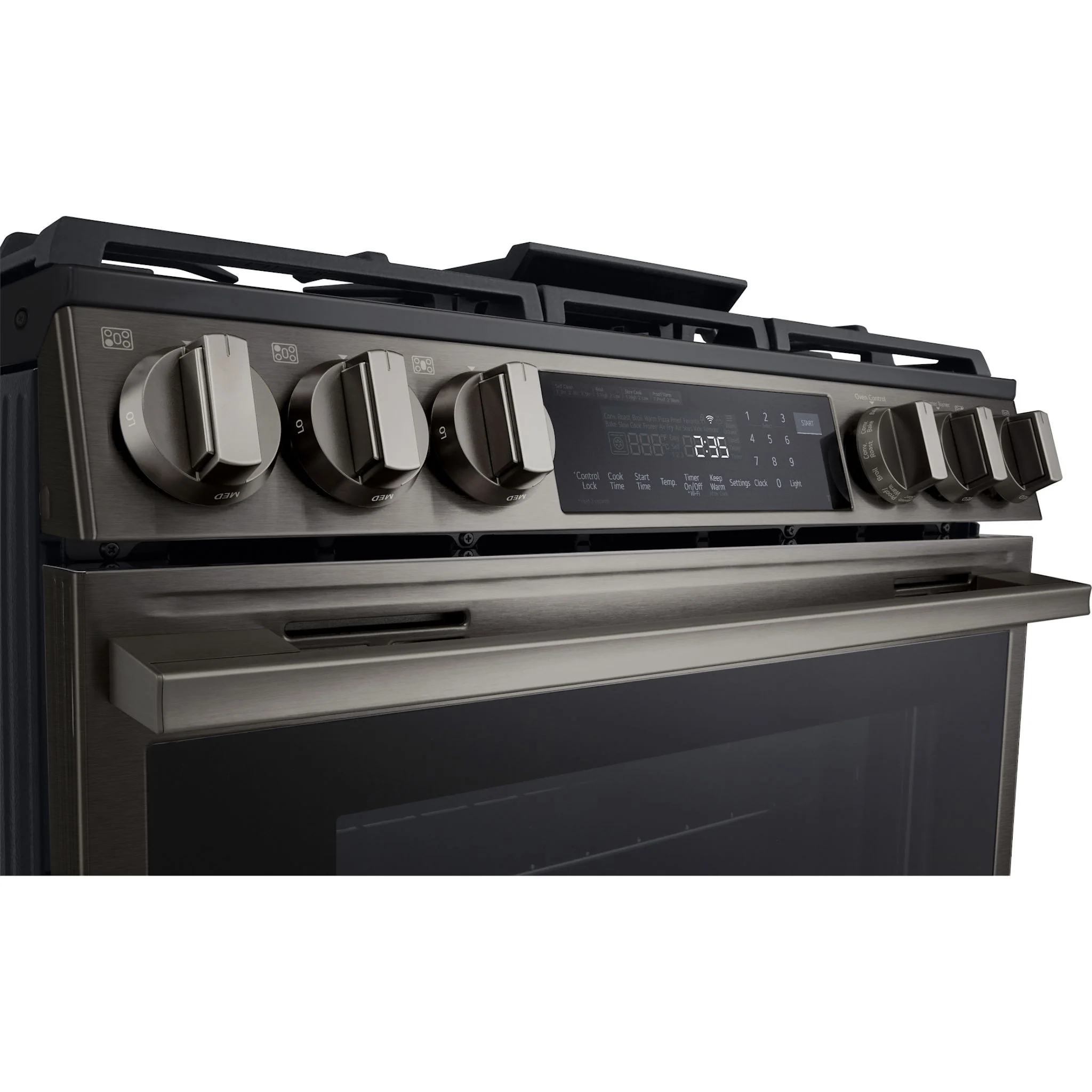 LG 30" Gas Range (LSGL6335Z) - Black Stainless Steel - Image 6