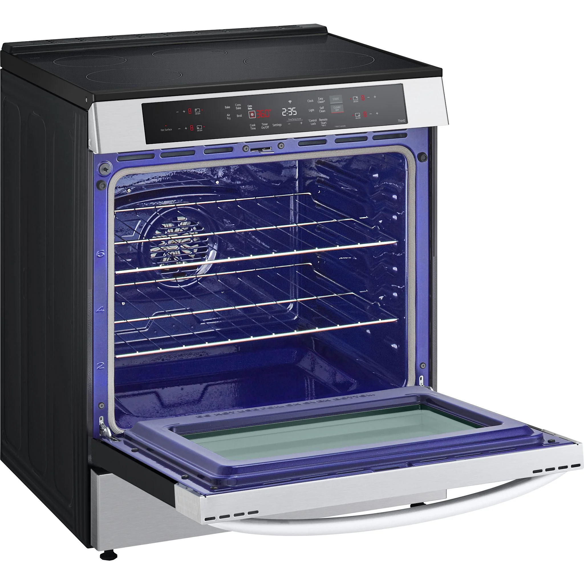 LG 30" Induction Range (LSIL6332FE) - PrintProof Stainless Steel - Image 5