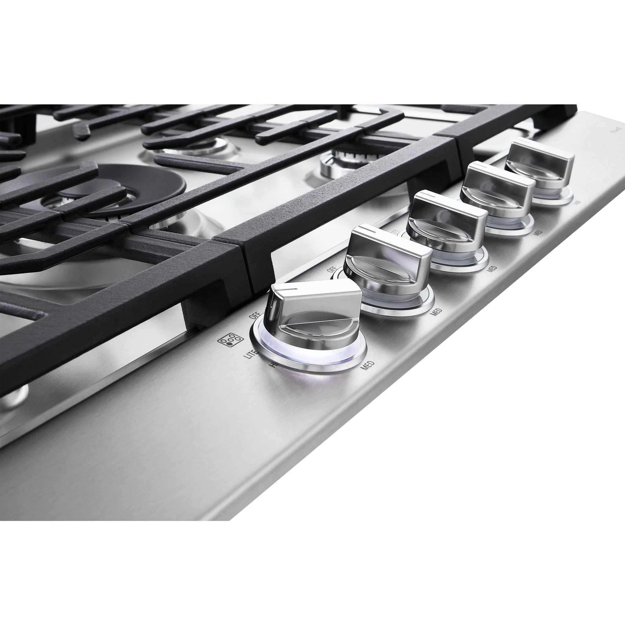 LG 30” Smart Gas Cooktop with UltraHeat™ 22K BTU Dual Burner and LED Knobs - Stainless (CBGJ3027S) - Image 12