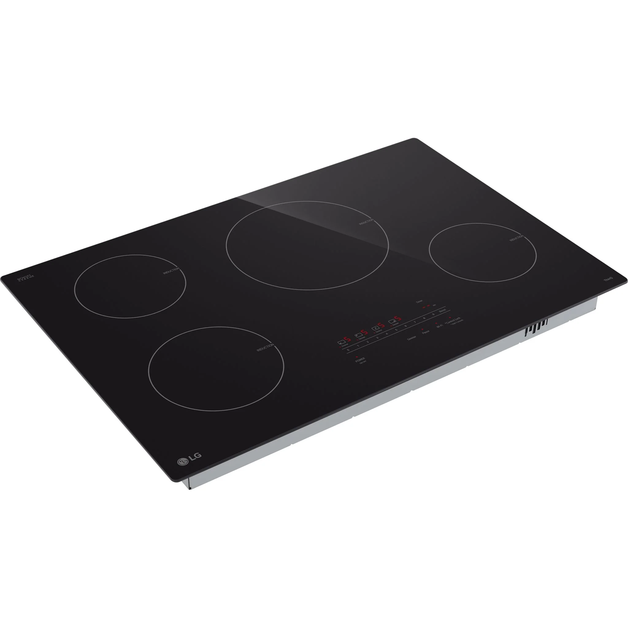 LG 30” Smart Induction Cooktop with UltraHeat™ 4.3kW Element - Black (CBIH3013BE) - Image 5