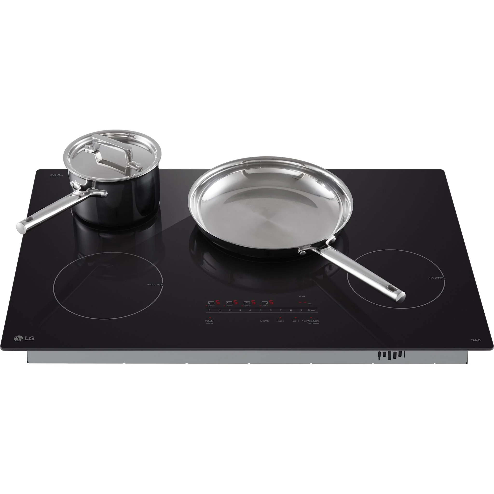 LG 30” Smart Induction Cooktop with UltraHeat™ 4.3kW Element - Black (CBIH3013BE) - Image 6
