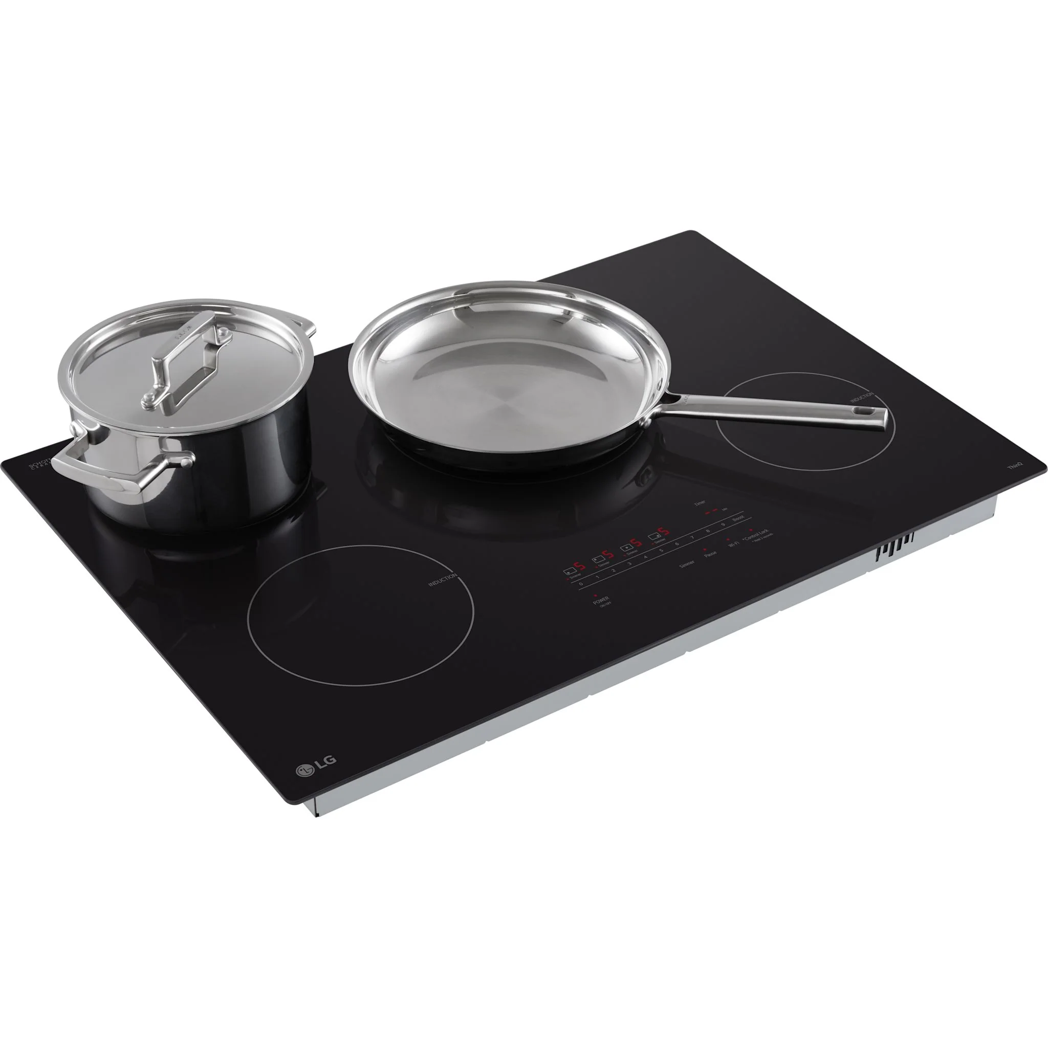 LG 30” Smart Induction Cooktop with UltraHeat™ 4.3kW Element - Black (CBIH3013BE) - Image 7