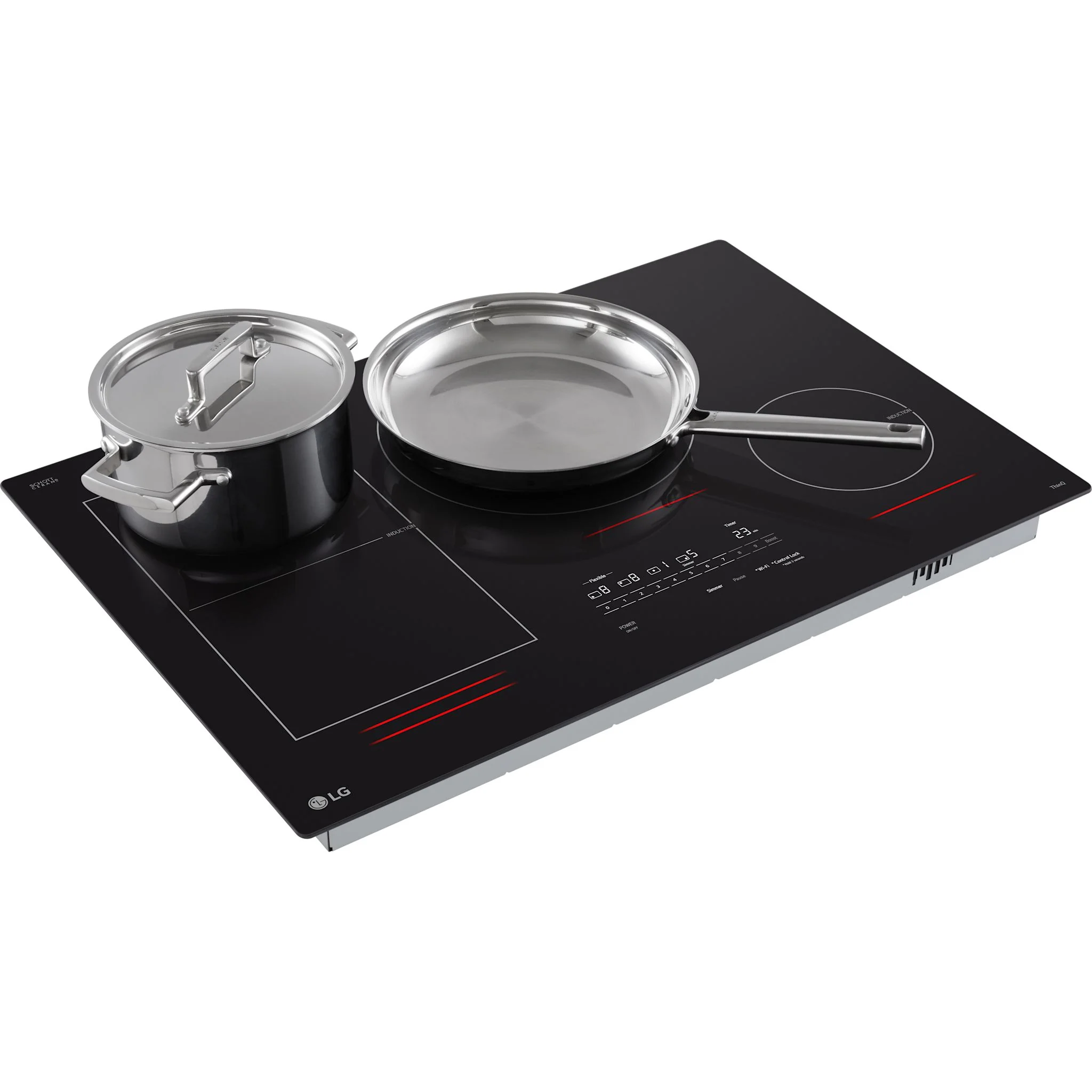 LG 30” Smart Induction Cooktop with UltraHeat™ 5.0kW Element - Black (CBIH3017BE) - Image 6